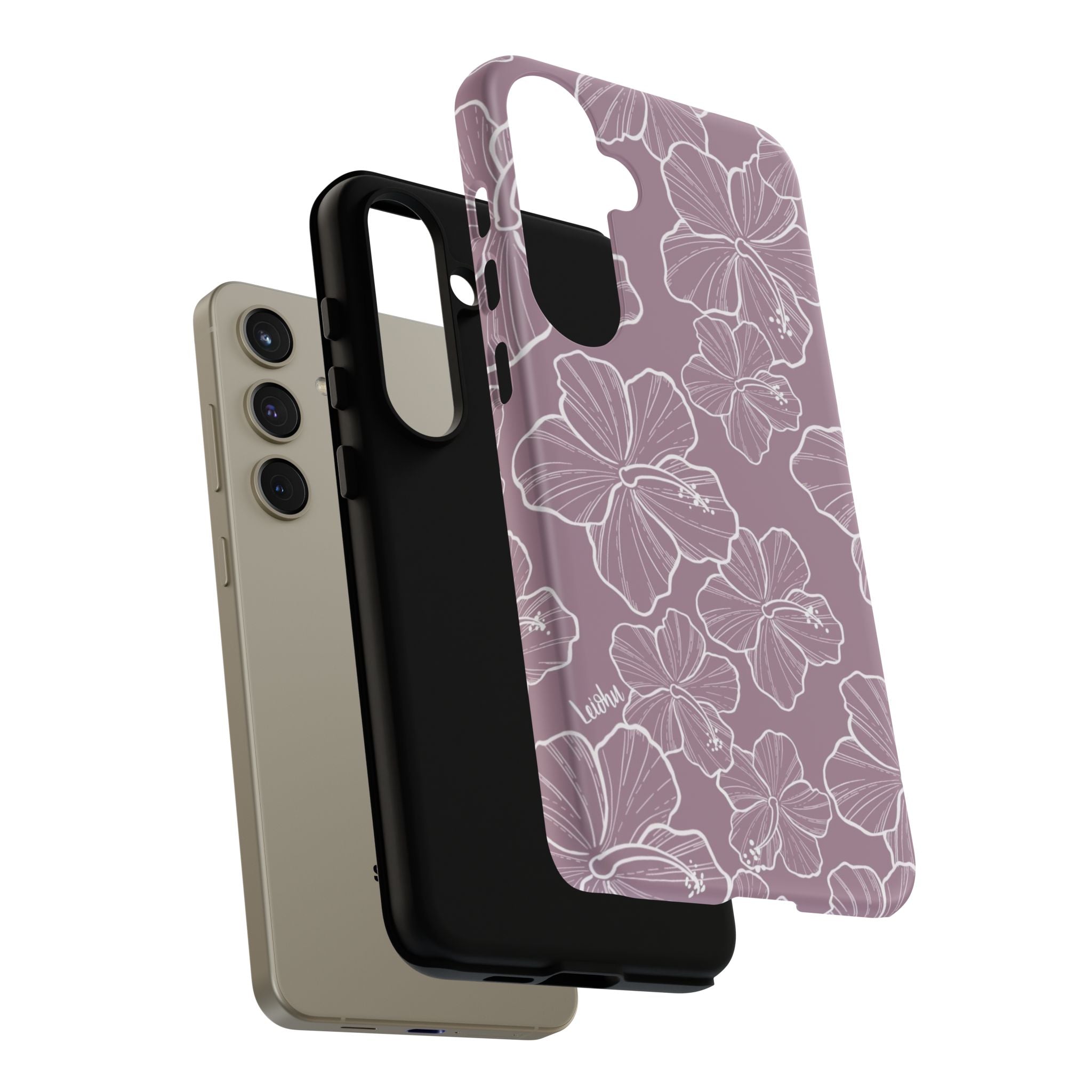 Hibiscus - Lavender - Samsung Galaxy - LEIOHU DESIGNS