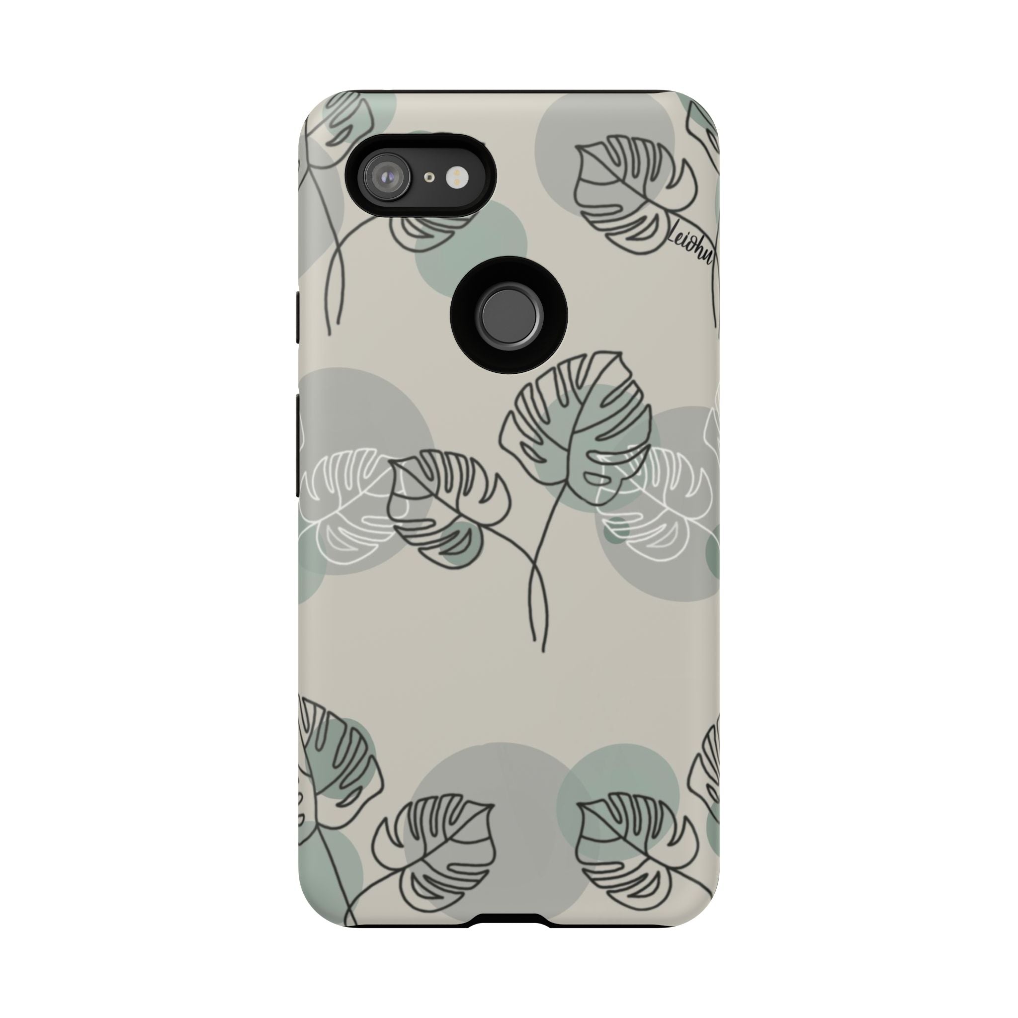 Retro - Monstera - Google Pixel - LEIOHU DESIGNS