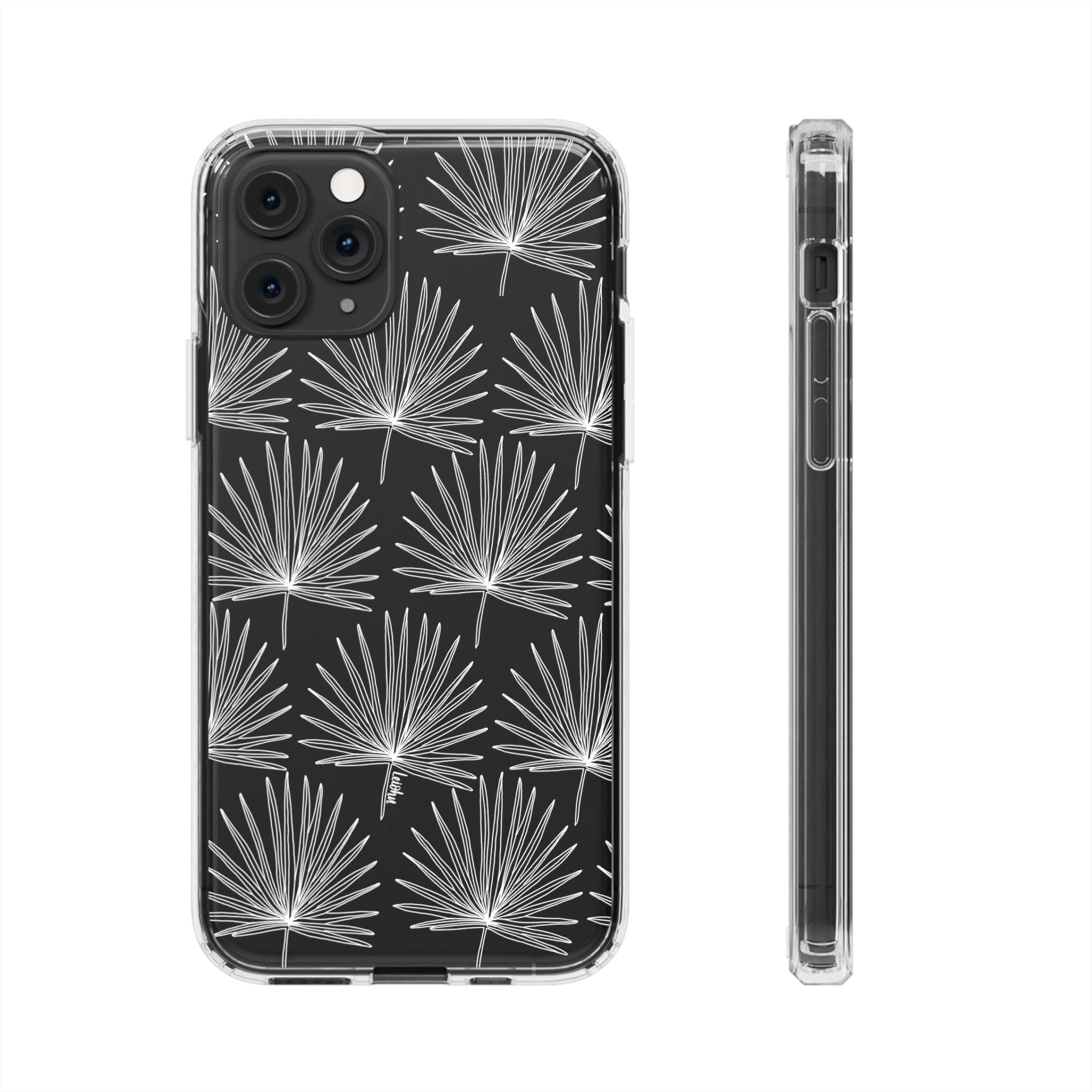 FAN PALM - Clear Case - LEIOHU DESIGNS