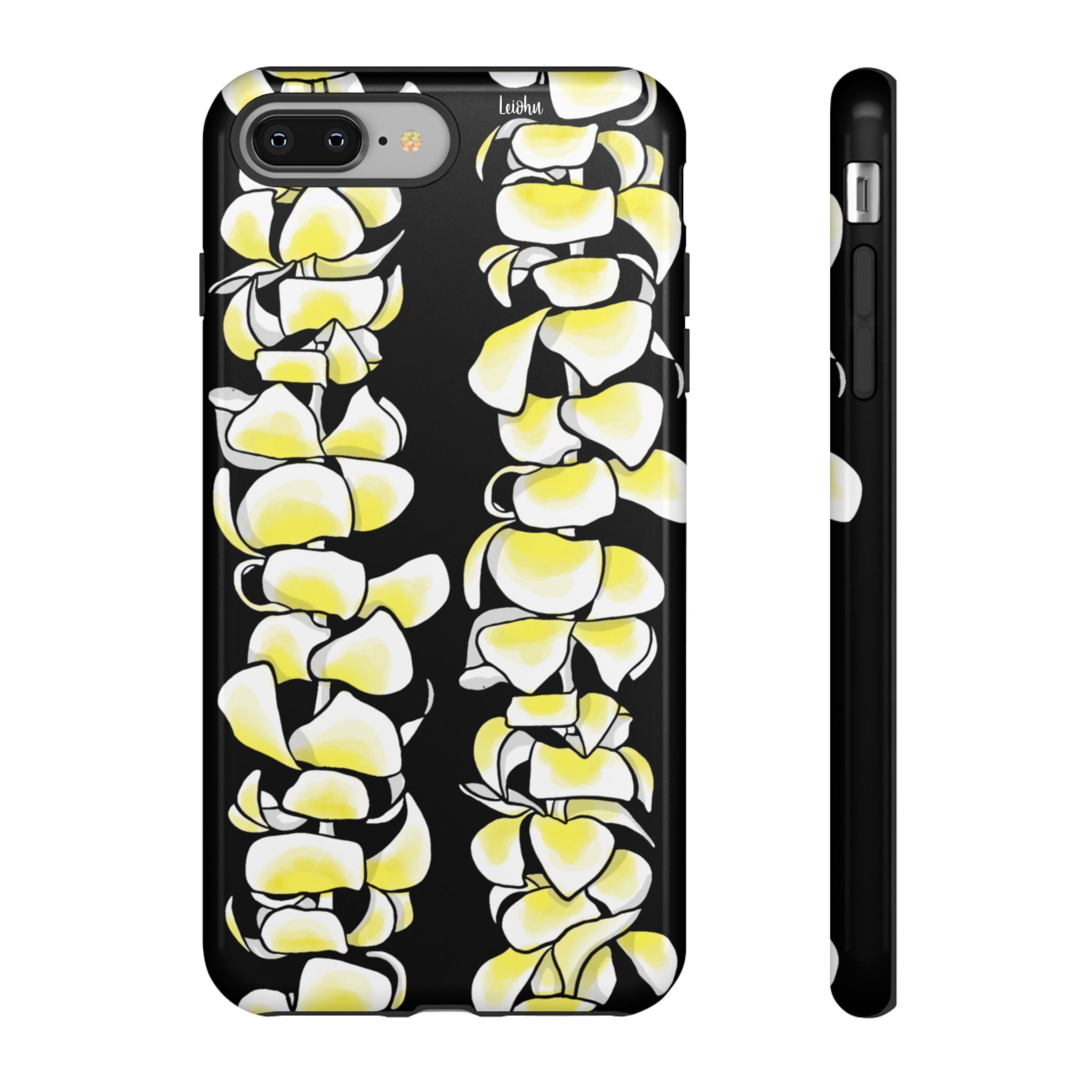 Plumeria Lei - Black - LEIOHU DESIGNS