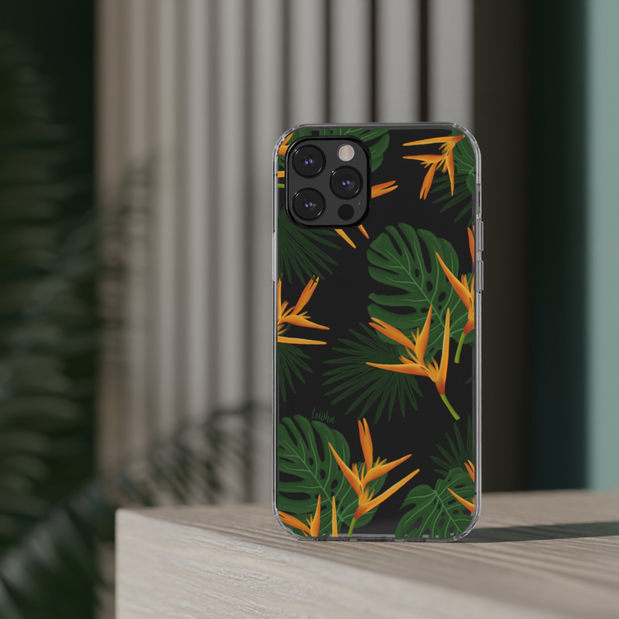 Vintage Paradise -Clear Case - LEIOHU DESIGNS