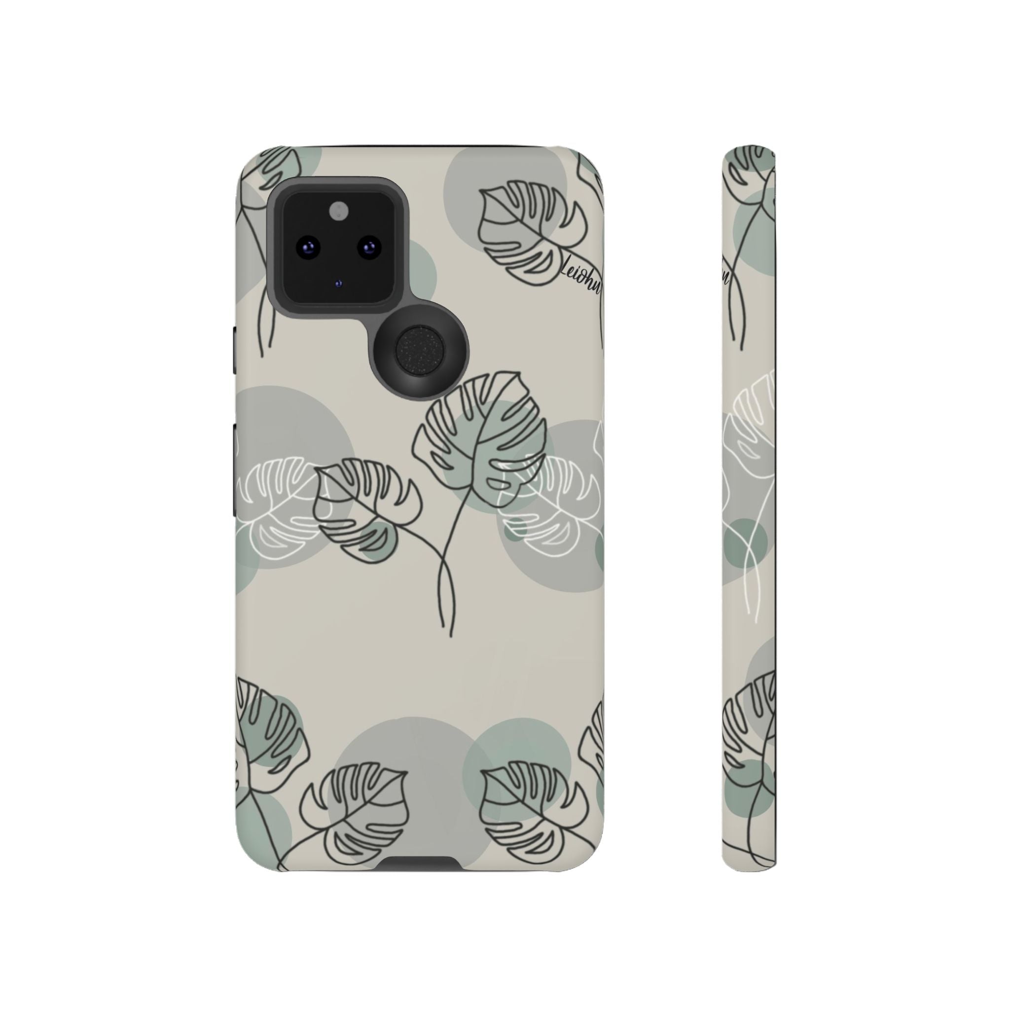 Retro - Monstera - Google Pixel - LEIOHU DESIGNS