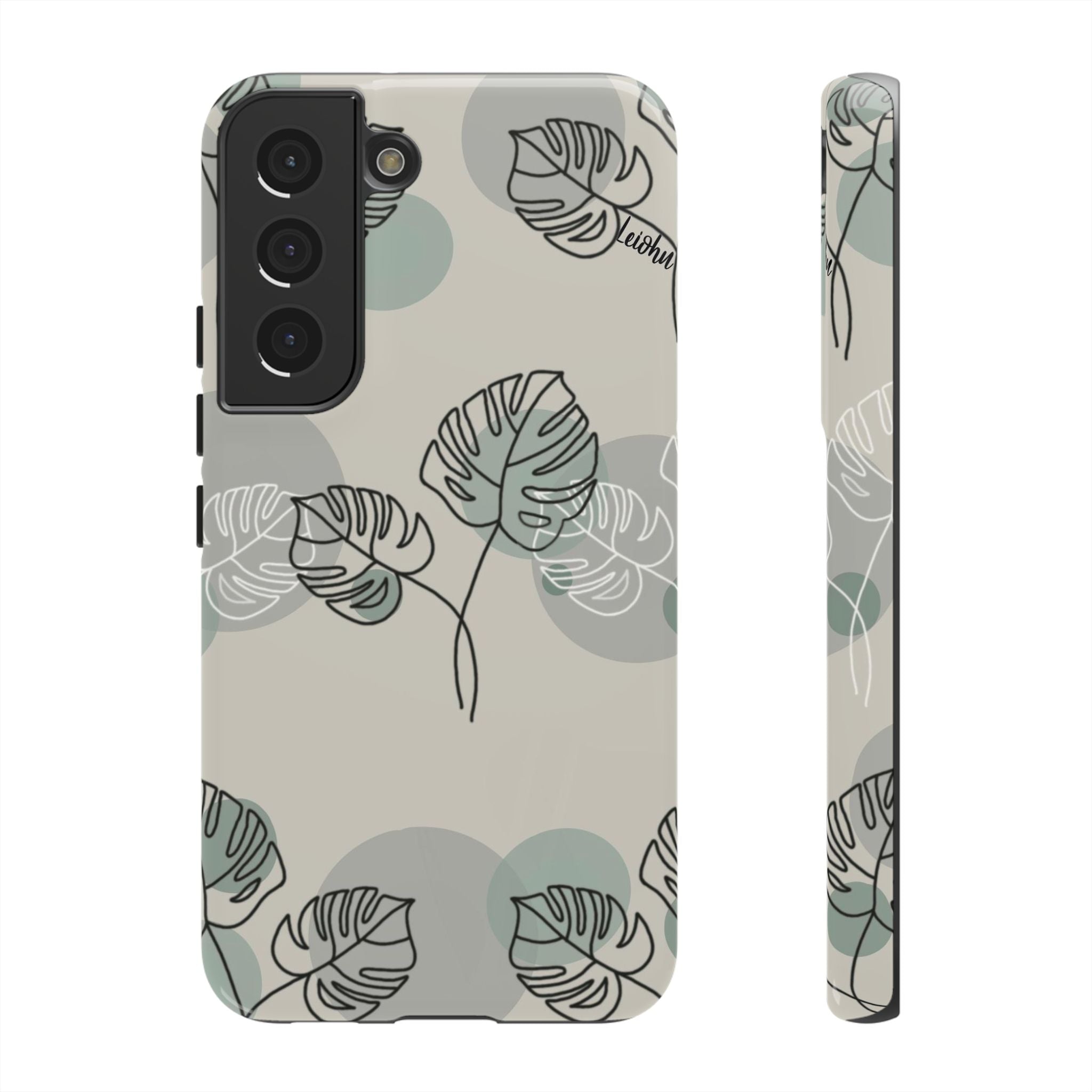 Retro Monstera - Samsung Galaxy - LEIOHU DESIGNS