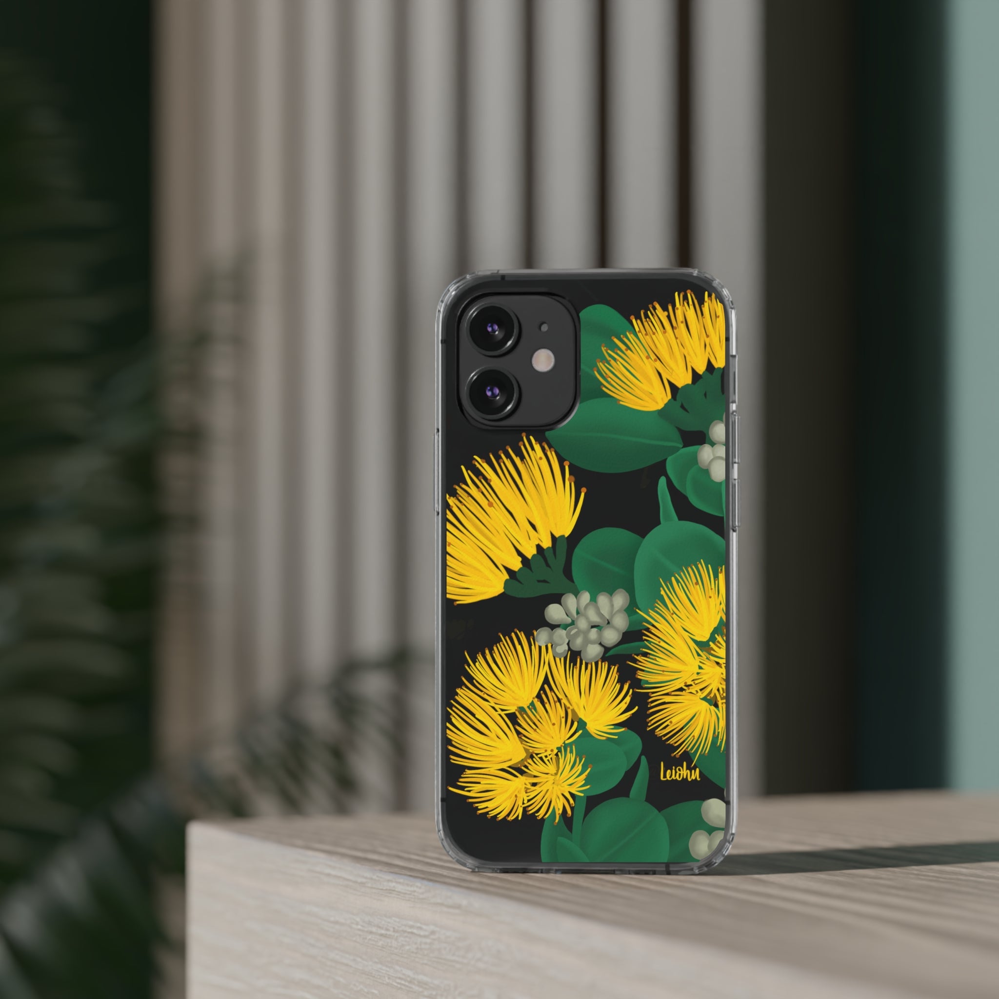 Ohi'a Lehua - Melemele - Clear Case - LEIOHU DESIGNS