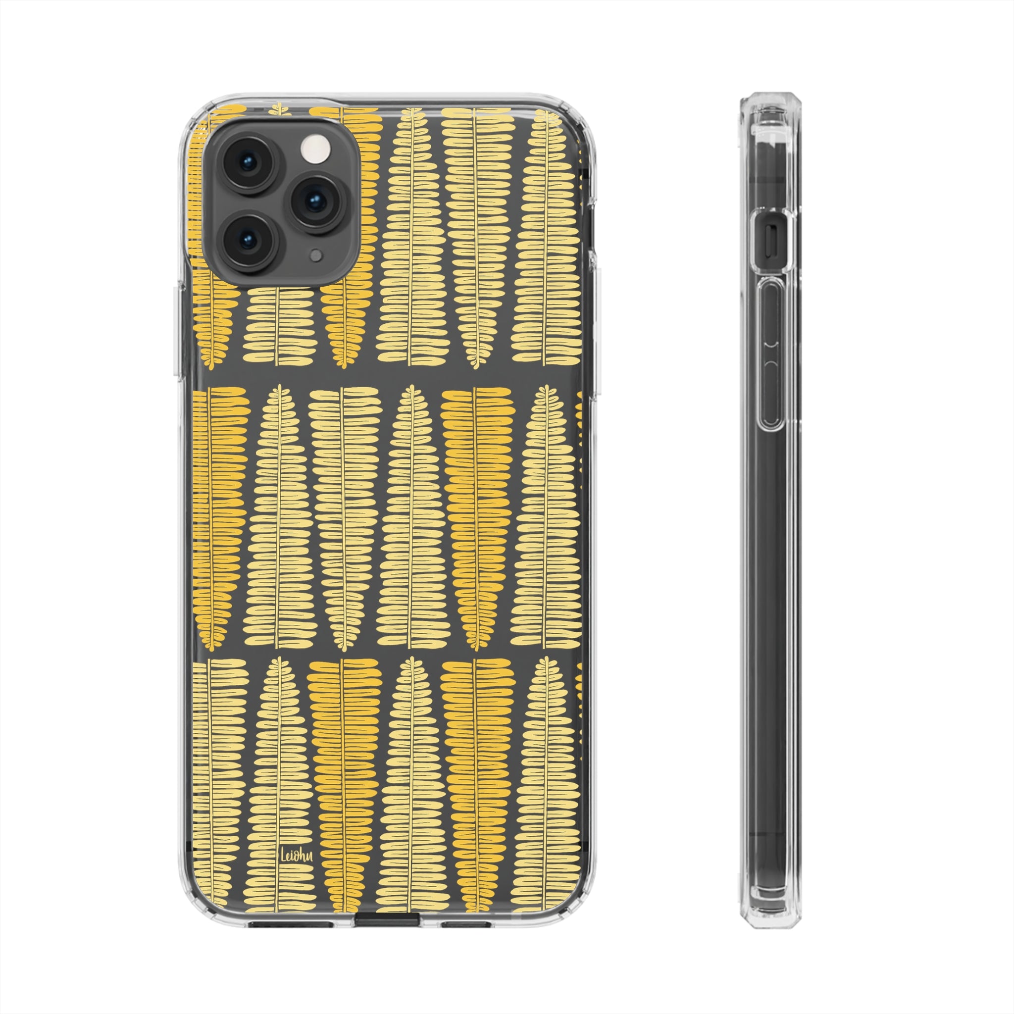 Kupukupu Fern - Clear Case - LEIOHU DESIGNS