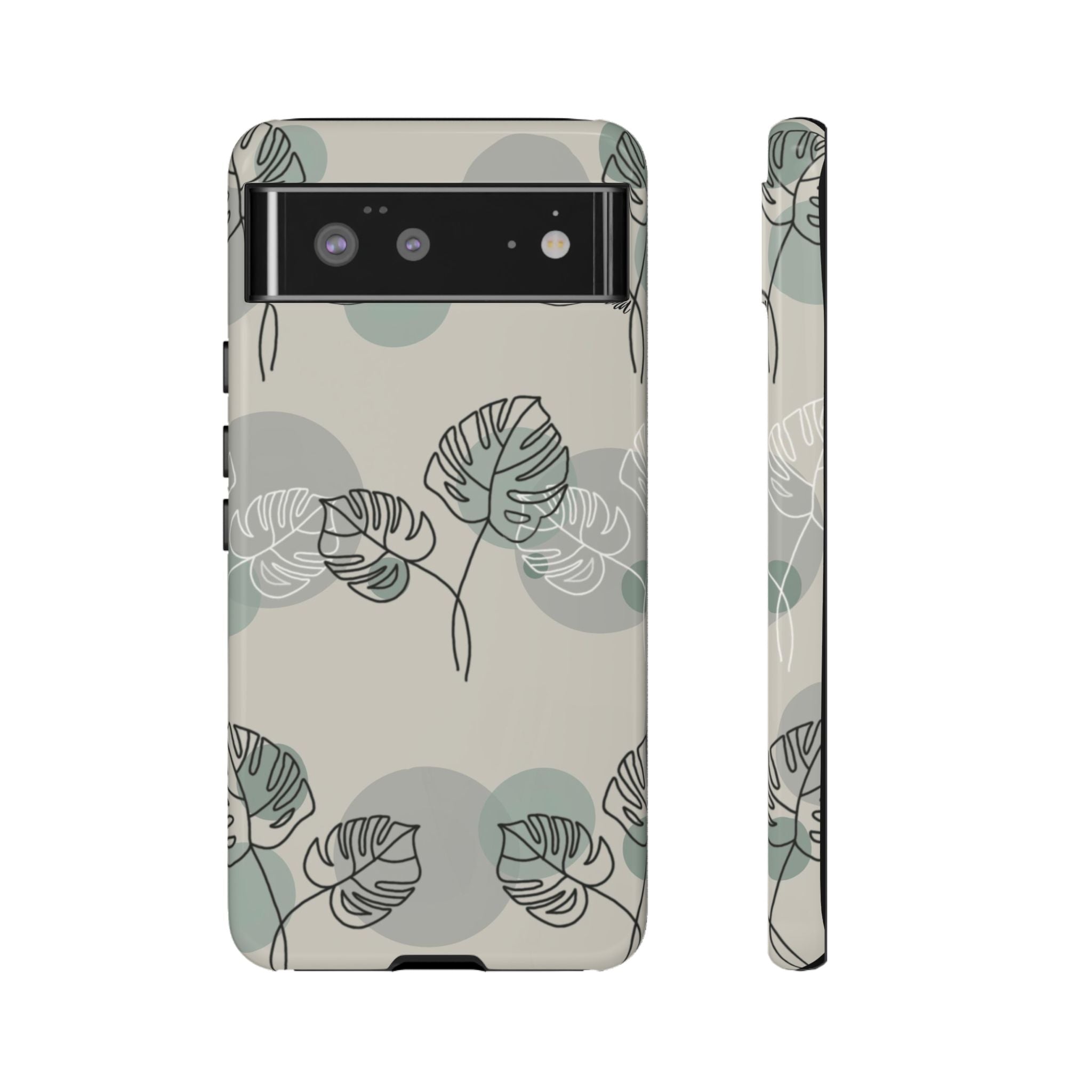 Retro - Monstera - Google Pixel - LEIOHU DESIGNS