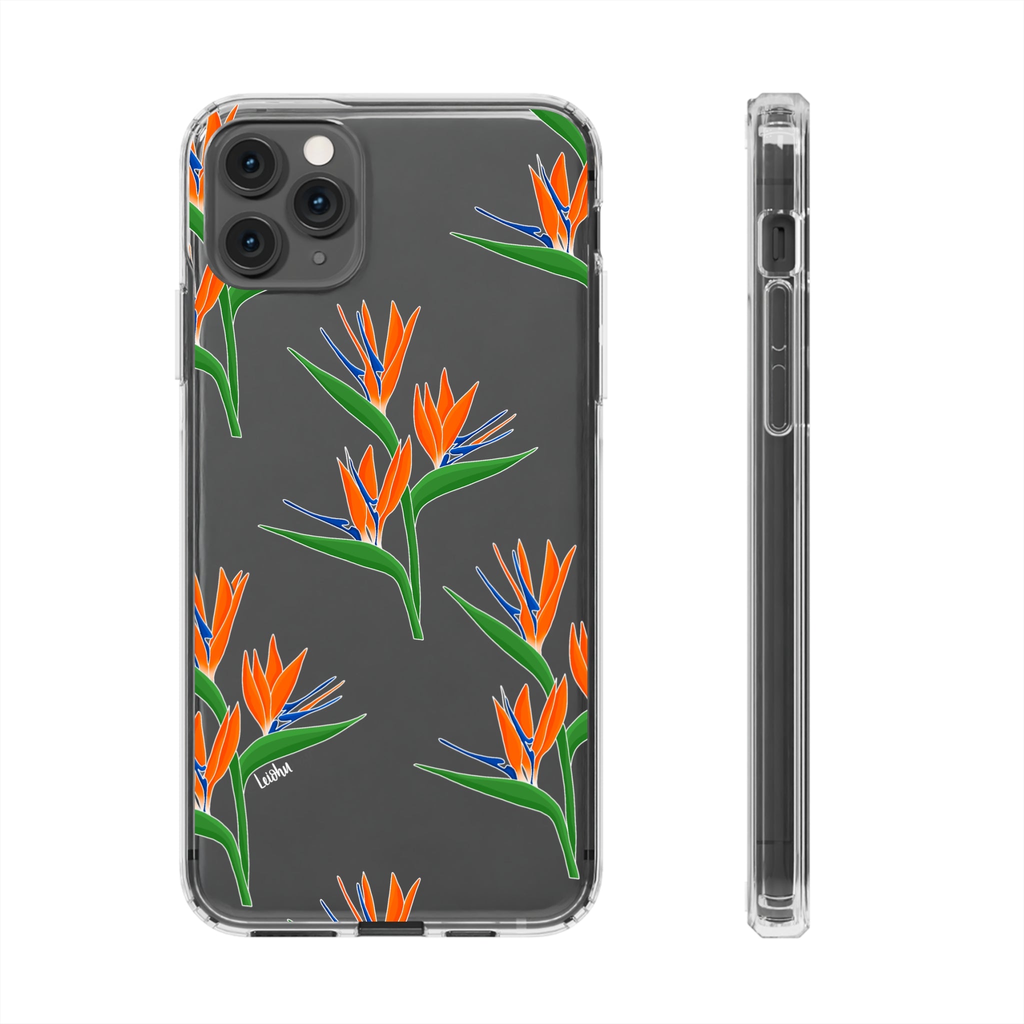 Bird of Paradise - Clear Case - LEIOHU DESIGNS