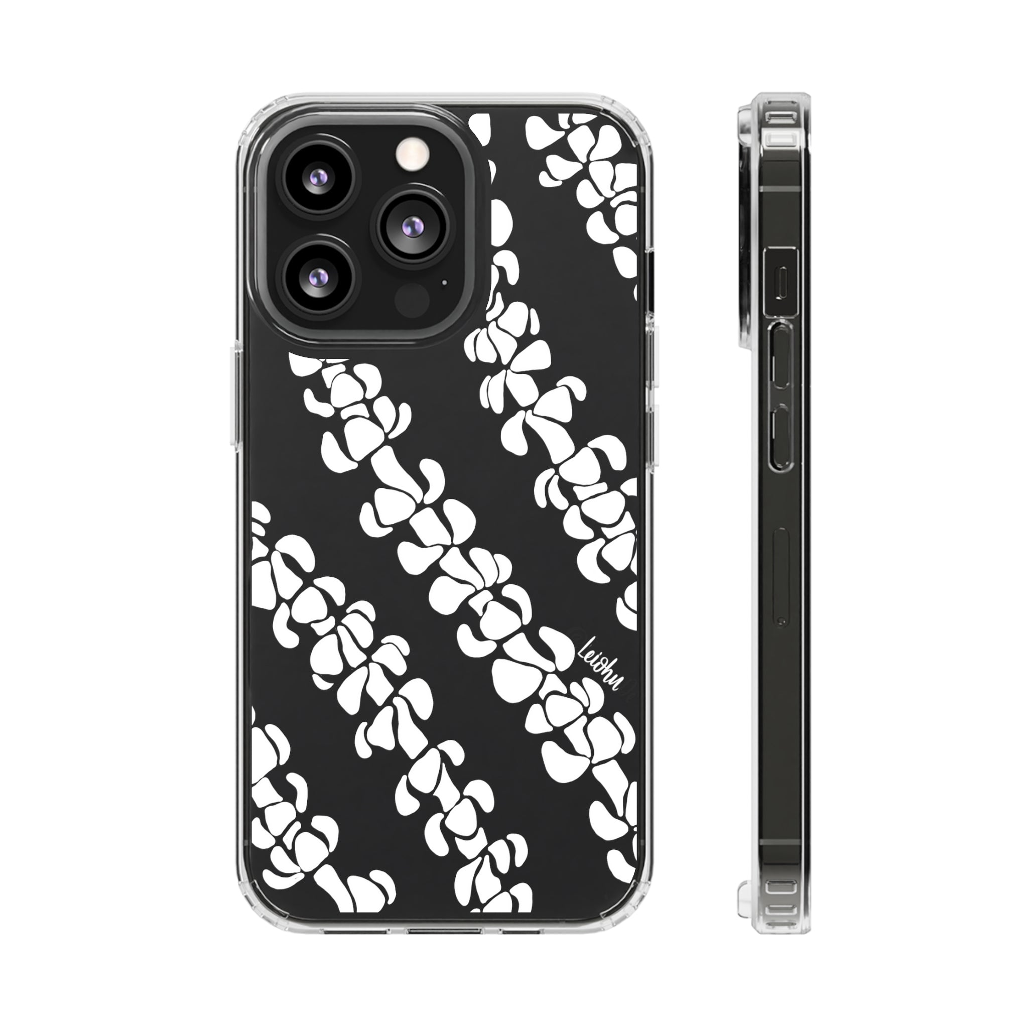 PUAKENIKENI - Ke'oke'o - Clear Case - LEIOHU DESIGNS