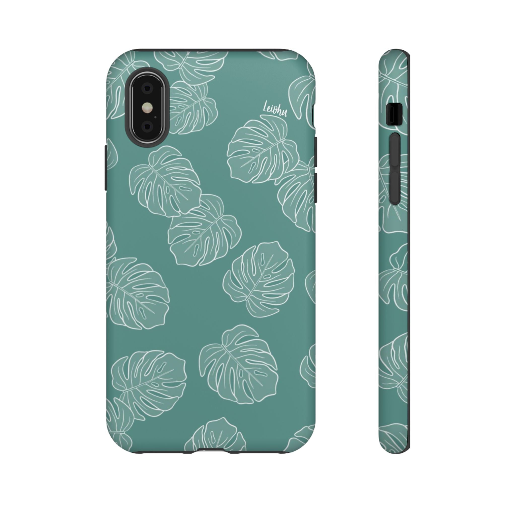Monstera Teal - LEIOHU DESIGNS