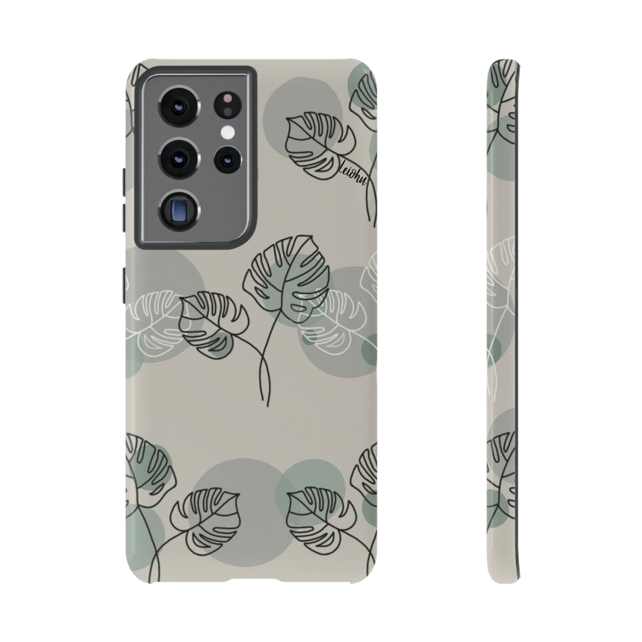 Retro Monstera - Samsung Galaxy - LEIOHU DESIGNS