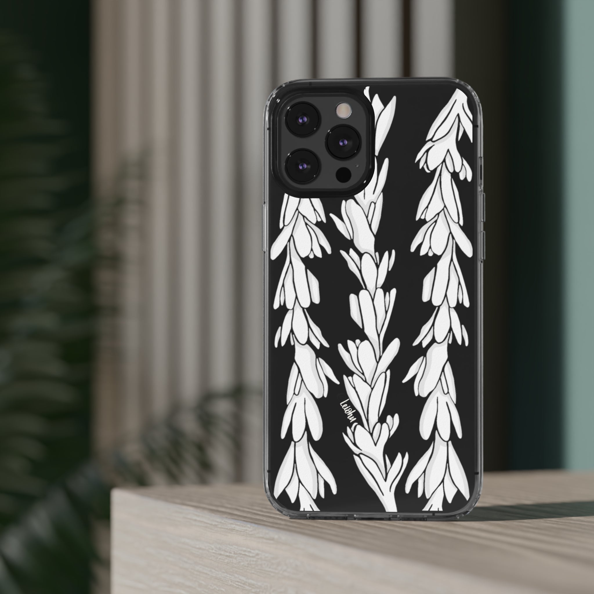 Tuberose Lei - Clear Case - LEIOHU DESIGNS