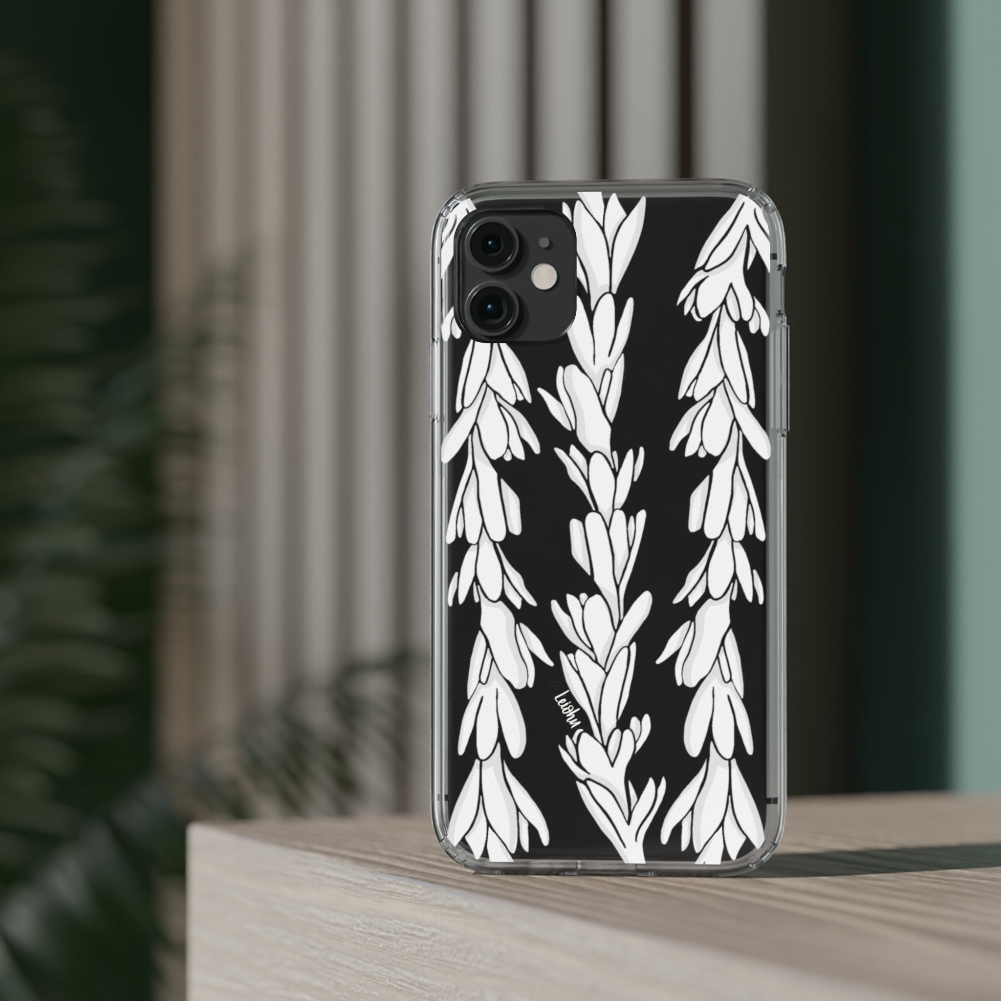 Tuberose Lei - Clear Case - LEIOHU DESIGNS