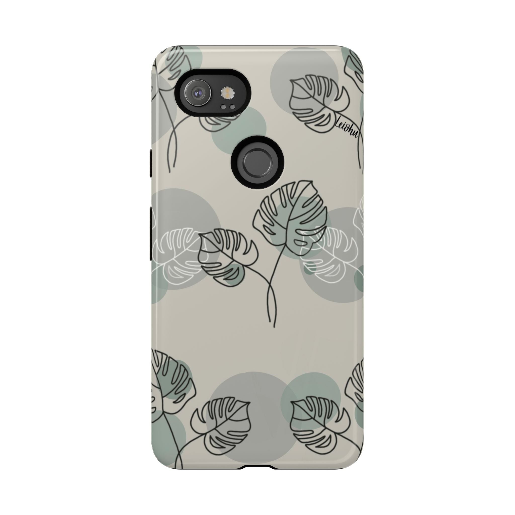 Retro - Monstera - Google Pixel - LEIOHU DESIGNS