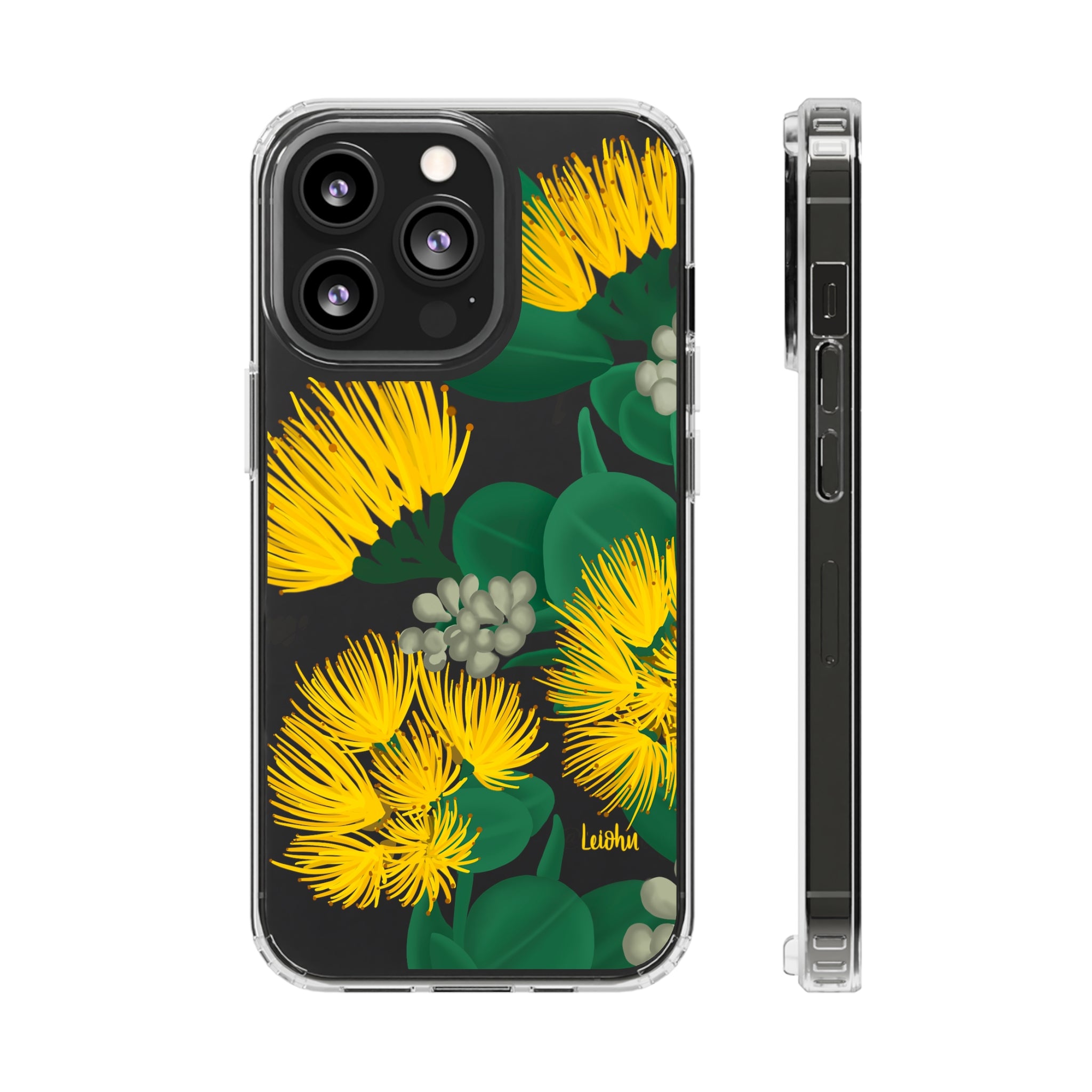 Ohi'a Lehua - Melemele - Clear Case - LEIOHU DESIGNS