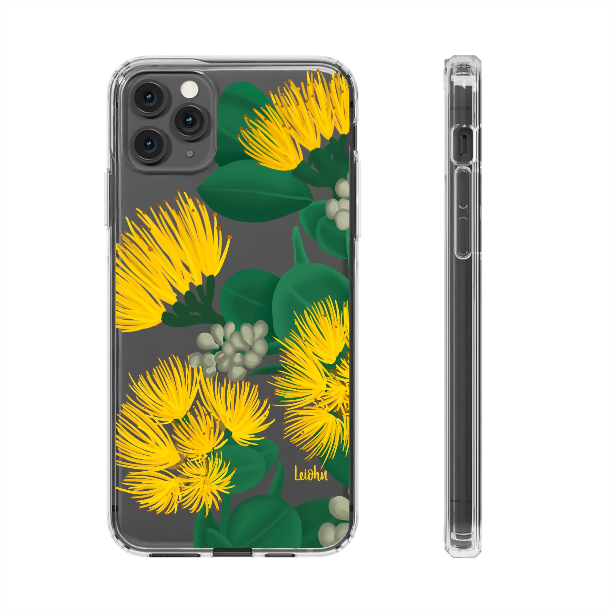 Ohi'a Lehua - Melemele - Clear Case - LEIOHU DESIGNS