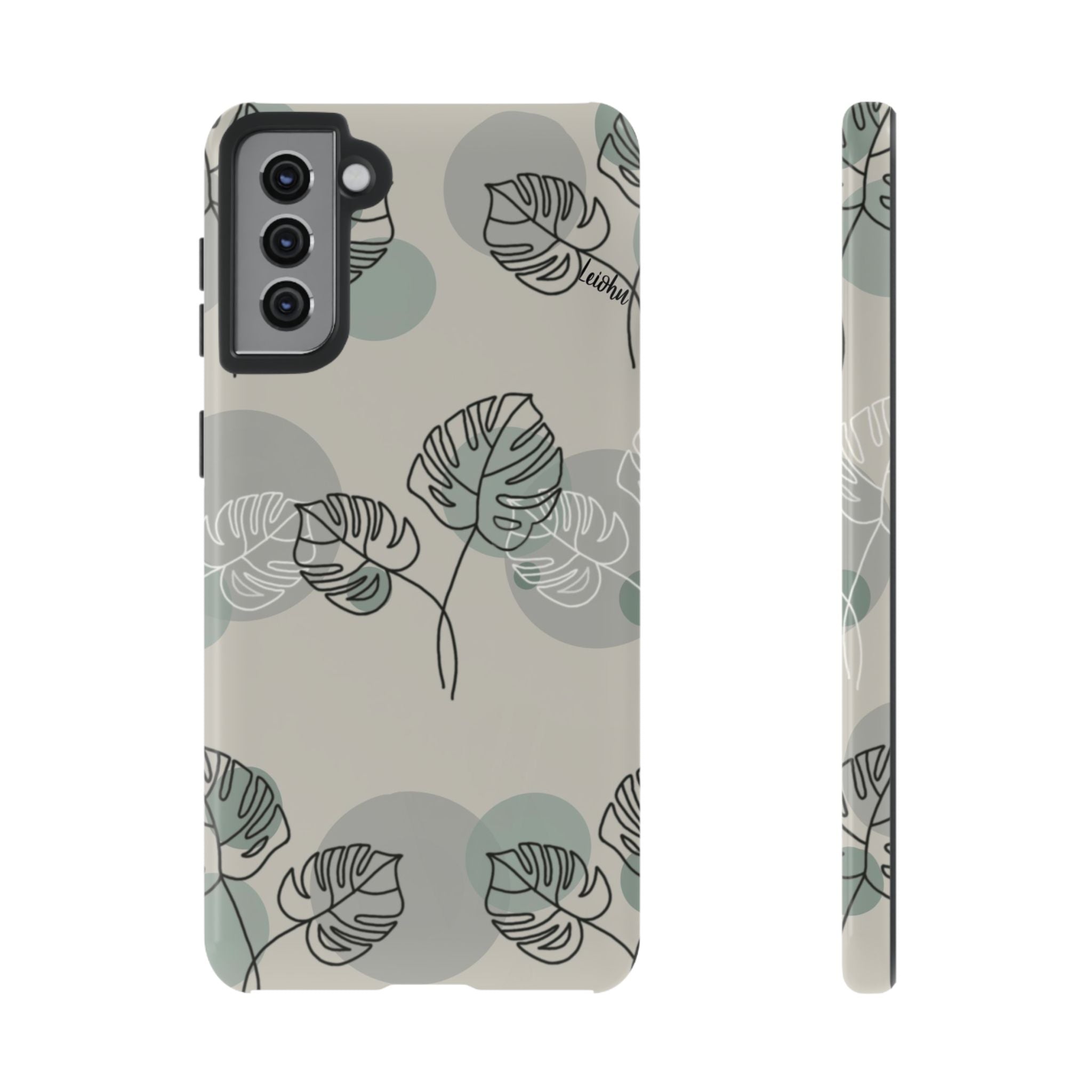 Retro Monstera - Samsung Galaxy - LEIOHU DESIGNS