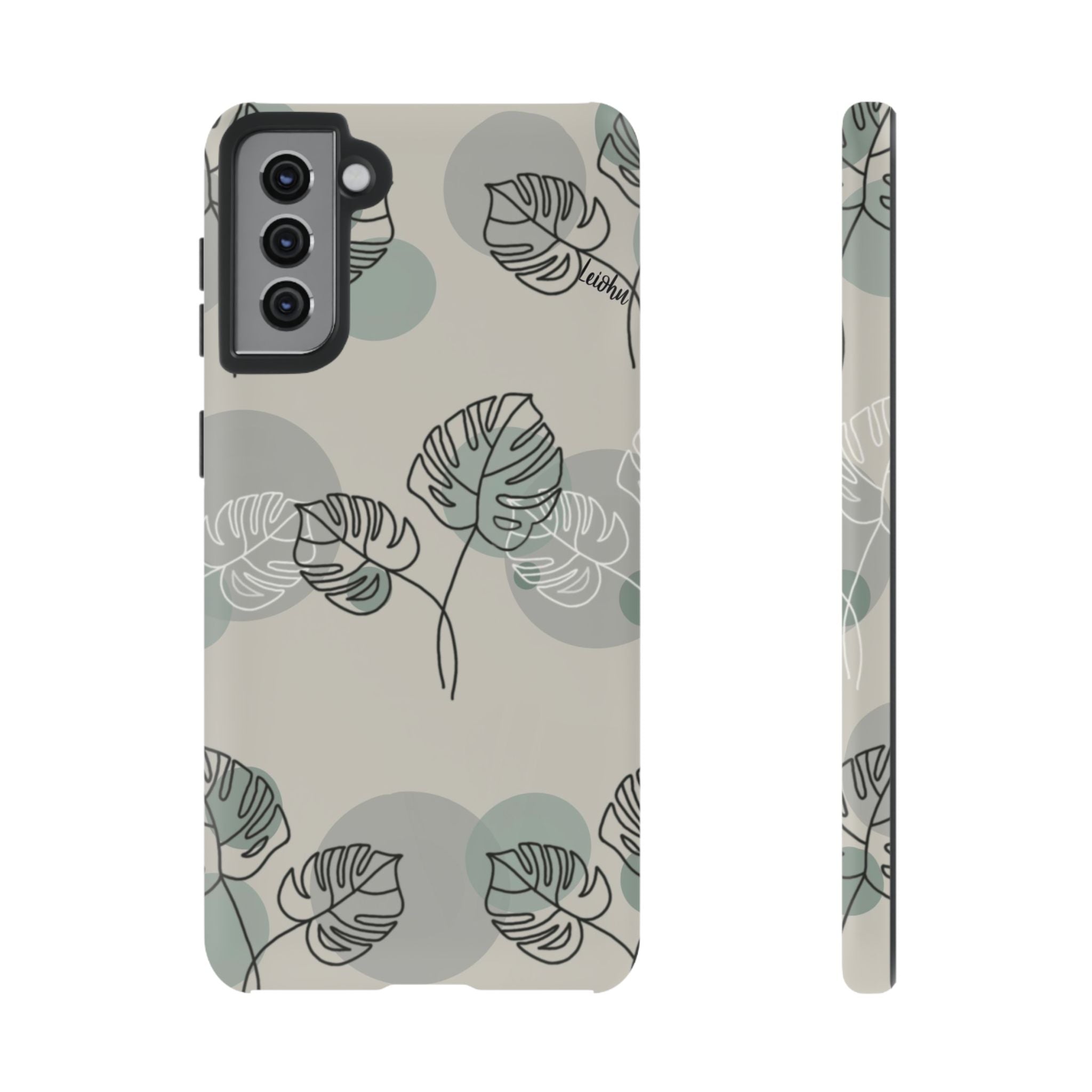 Retro Monstera - Samsung Galaxy - LEIOHU DESIGNS