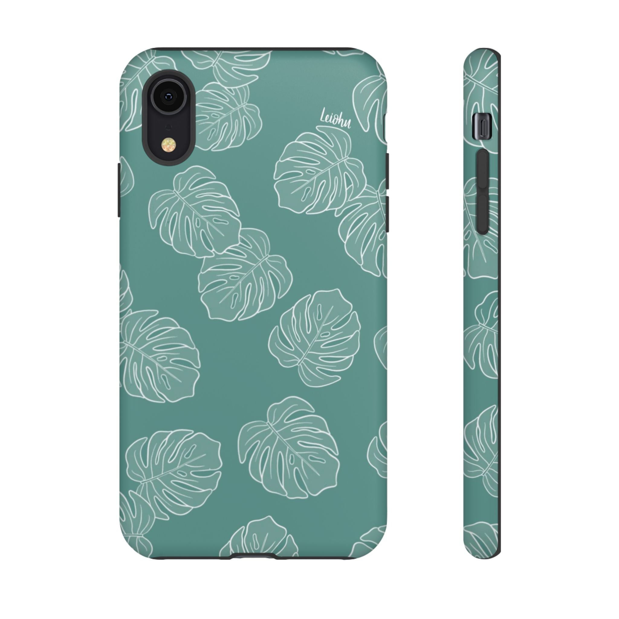 Monstera Teal - LEIOHU DESIGNS