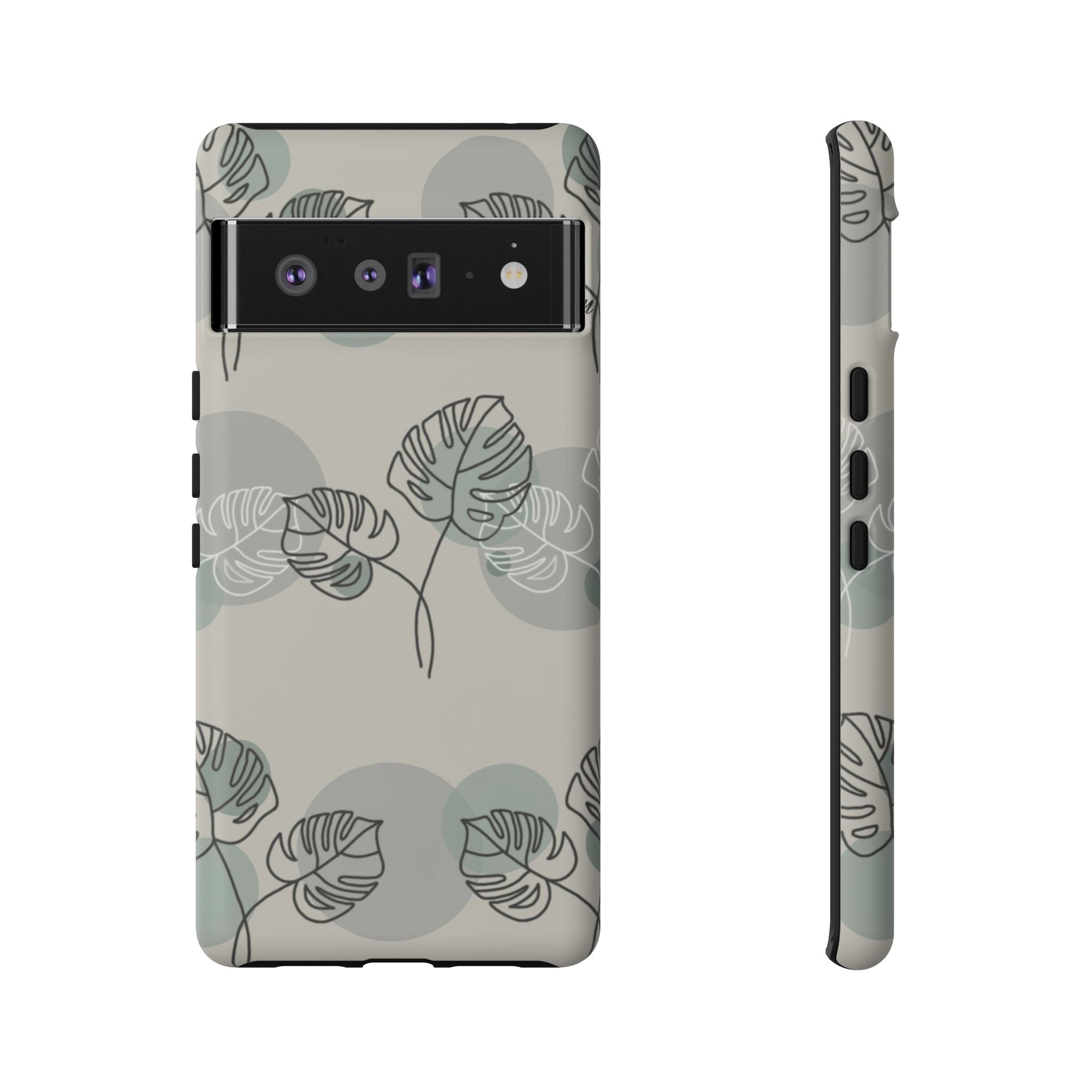 Retro - Monstera - Google Pixel - LEIOHU DESIGNS