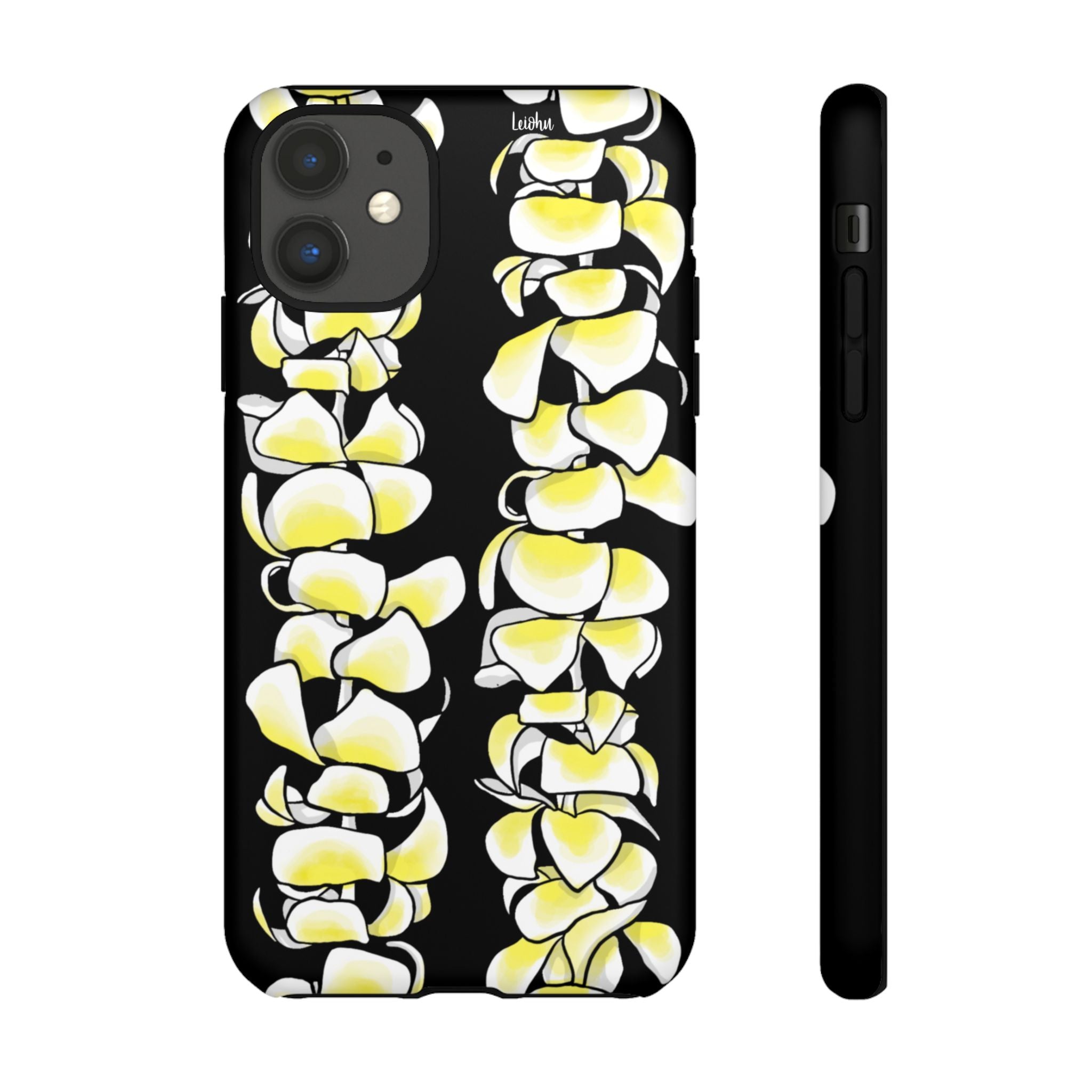 Plumeria Lei - Black - LEIOHU DESIGNS