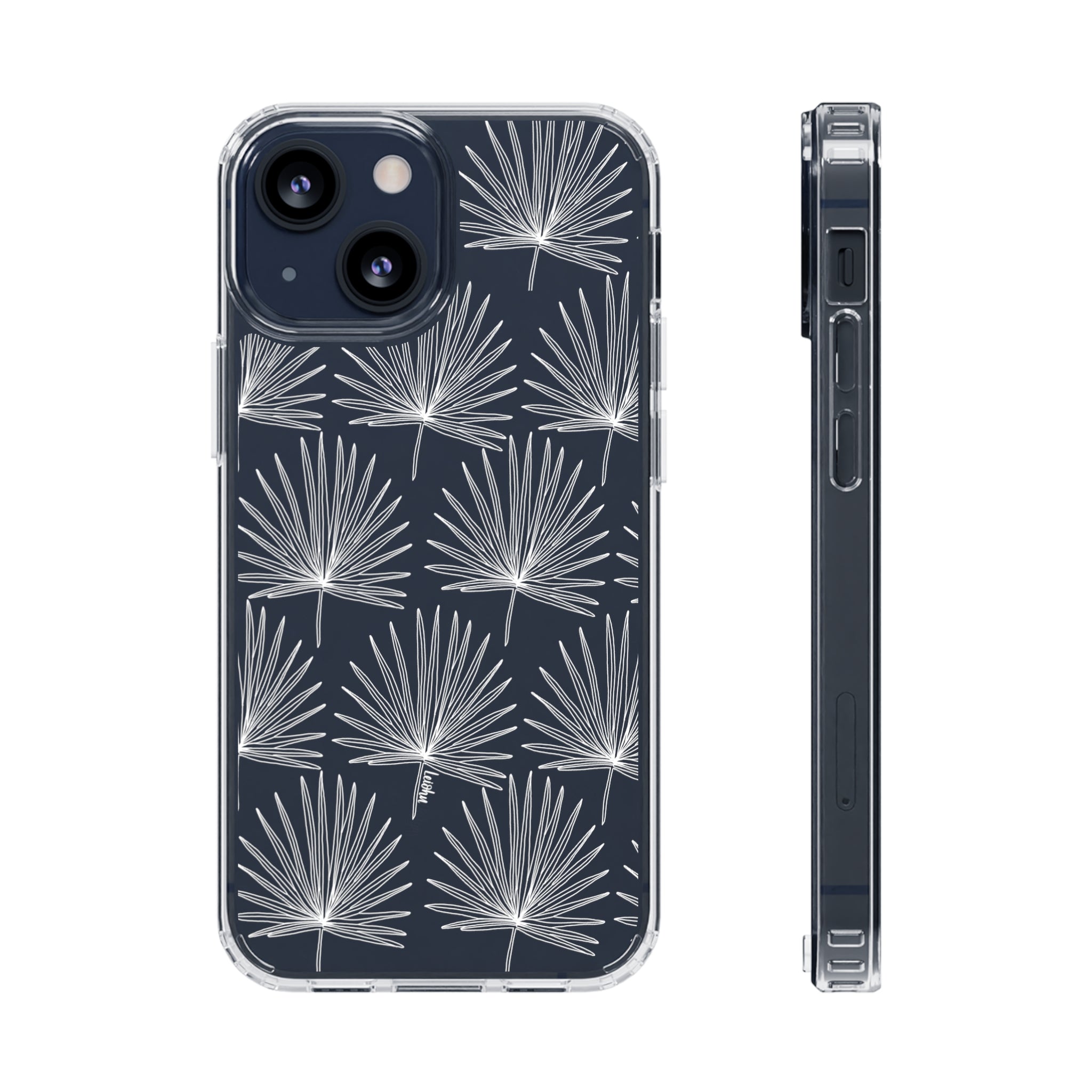 FAN PALM - Clear Case - LEIOHU DESIGNS