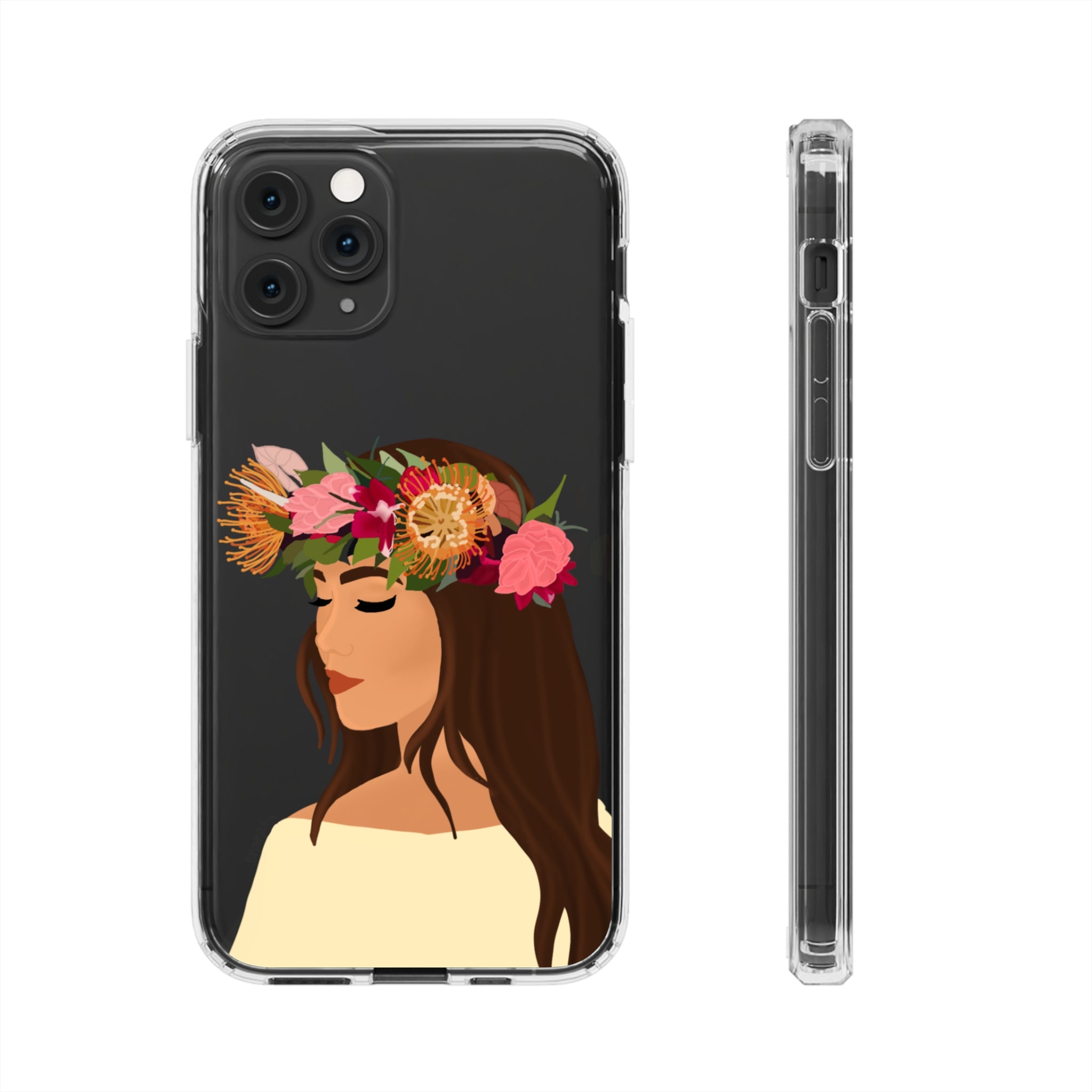 Lei Po'o - Clear Case - LEIOHU DESIGNS