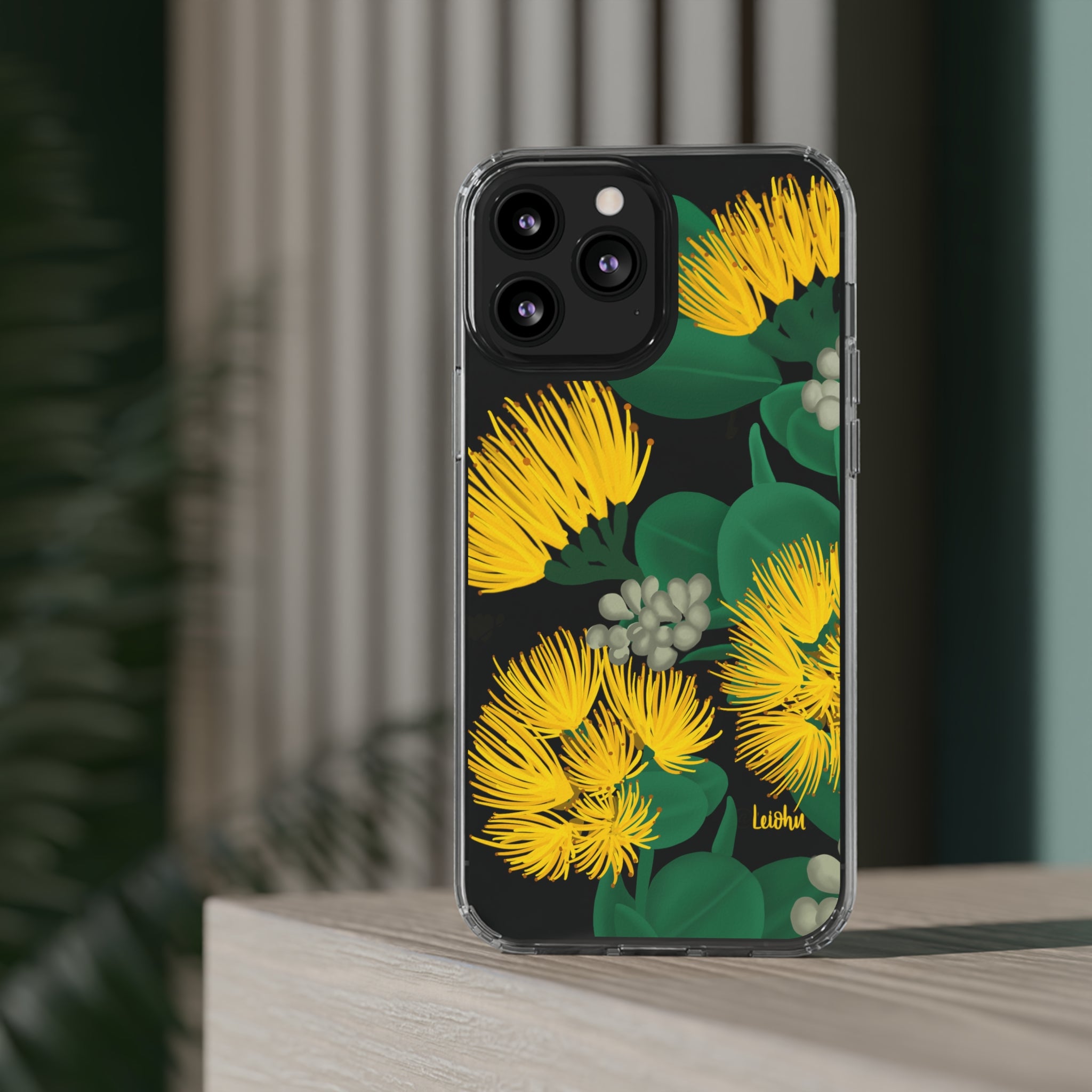 Ohi'a Lehua - Melemele - Clear Case - LEIOHU DESIGNS