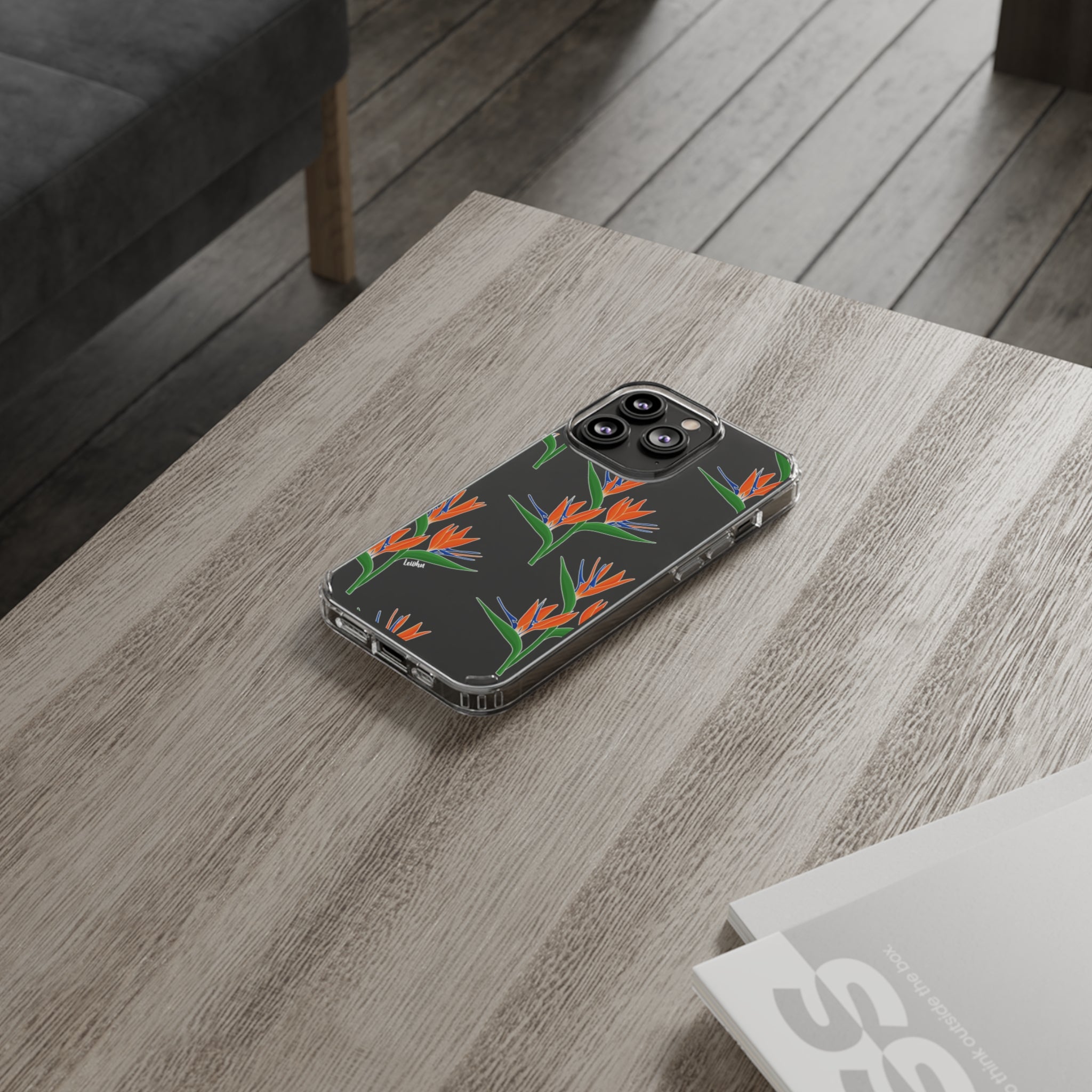 Bird of Paradise - Clear Case - LEIOHU DESIGNS
