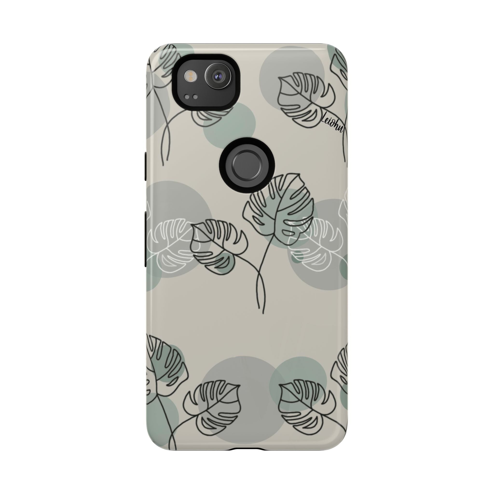 Retro - Monstera - Google Pixel - LEIOHU DESIGNS