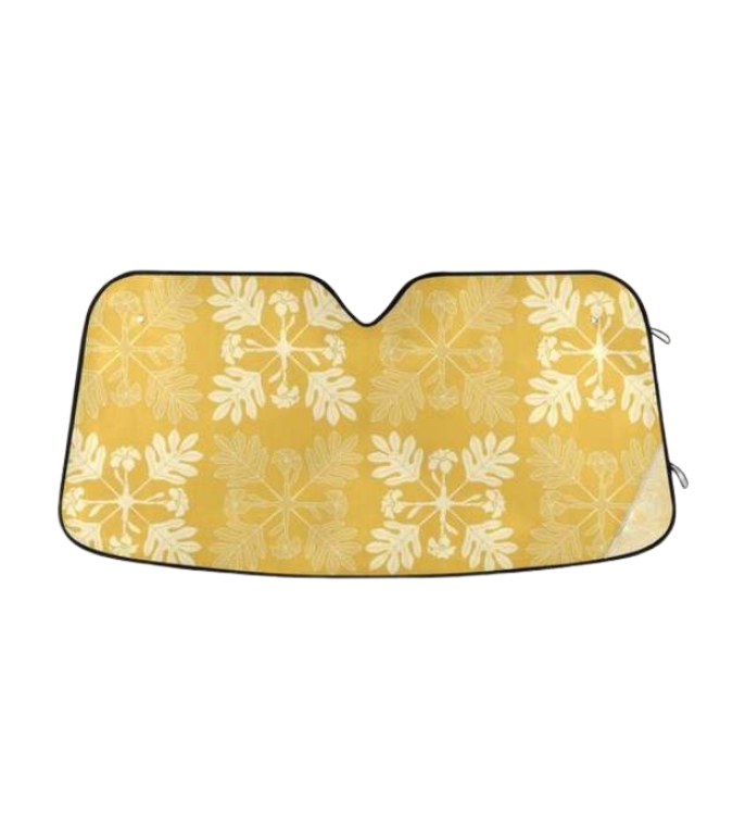 Puakenikeni Quilt - Windshield Car shade - LEIOHU DESIGNS