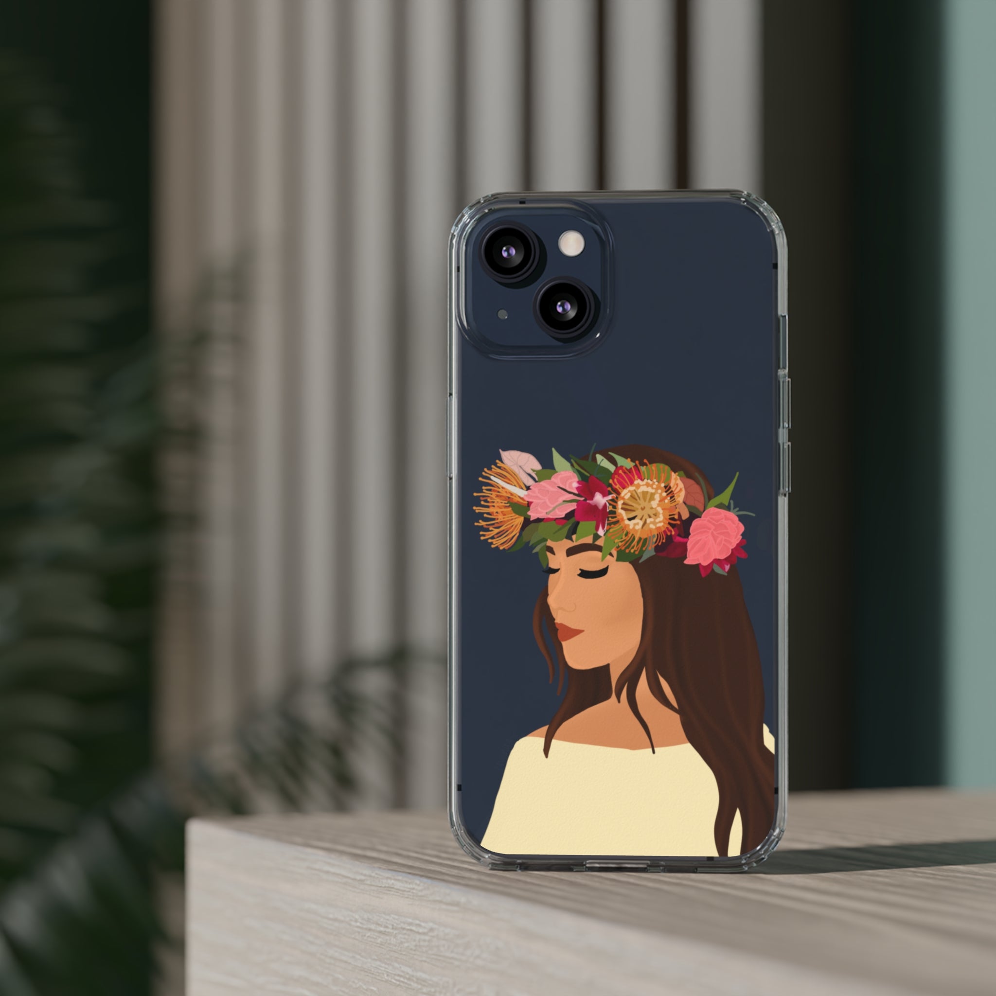 Lei Po'o - Clear Case - LEIOHU DESIGNS