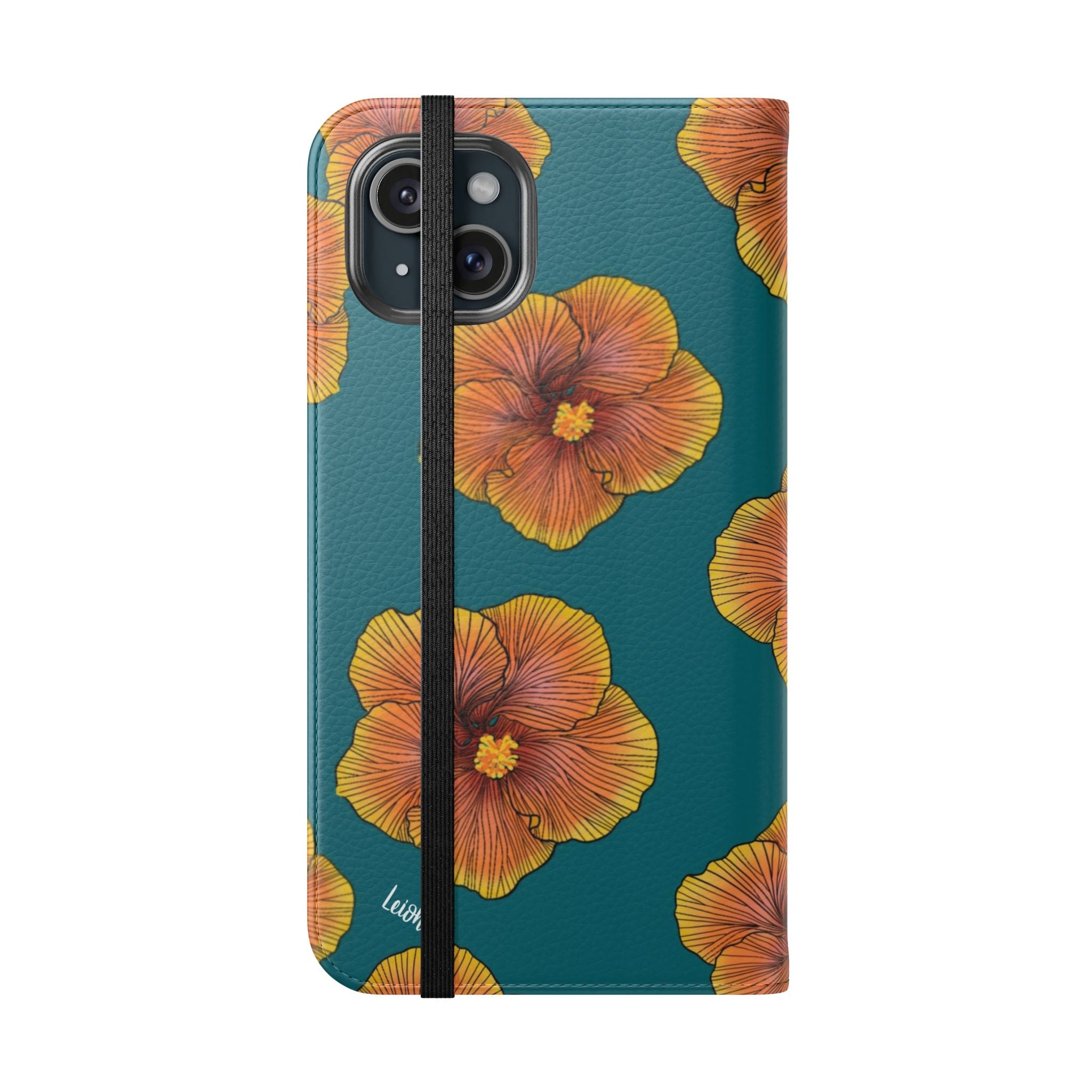 Sunrise Hibiscus - Folio case - LEIOHU DESIGNS