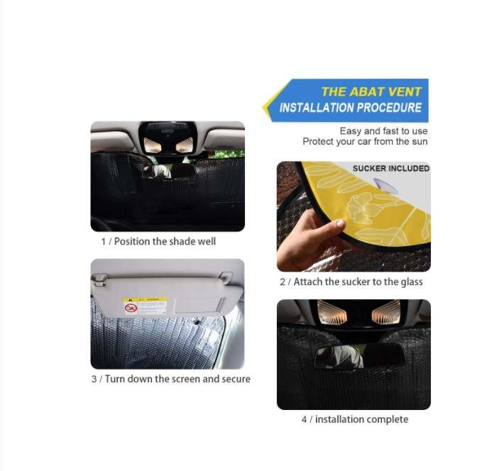 Naupaka - Windshield Car shade - LEIOHU DESIGNS