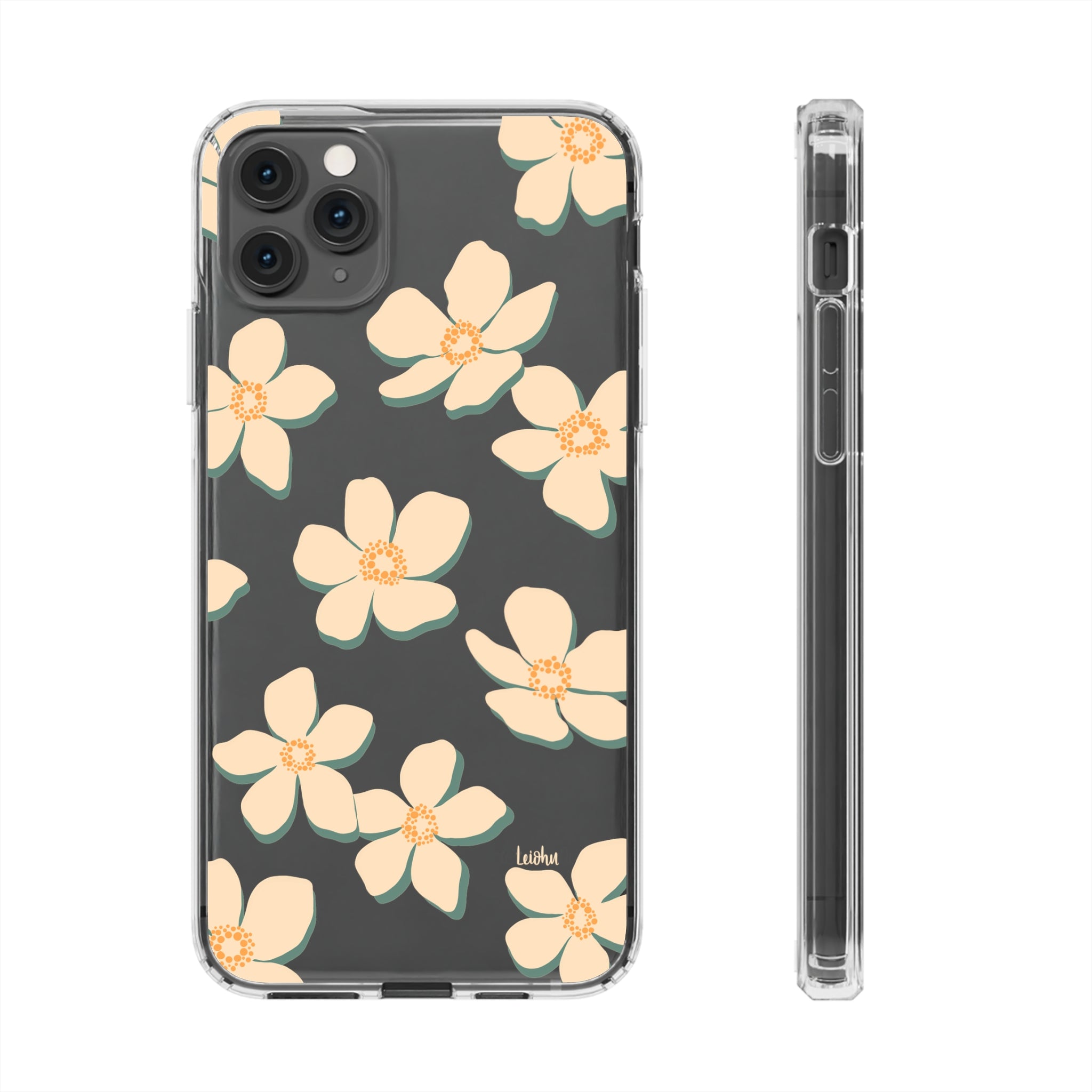 Retro Pua Kala - Clear Case - LEIOHU DESIGNS