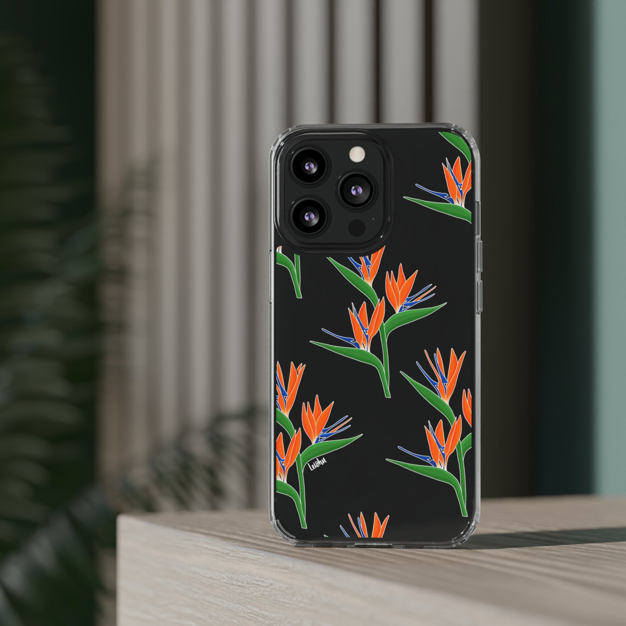 Bird of Paradise - Clear Case - LEIOHU DESIGNS