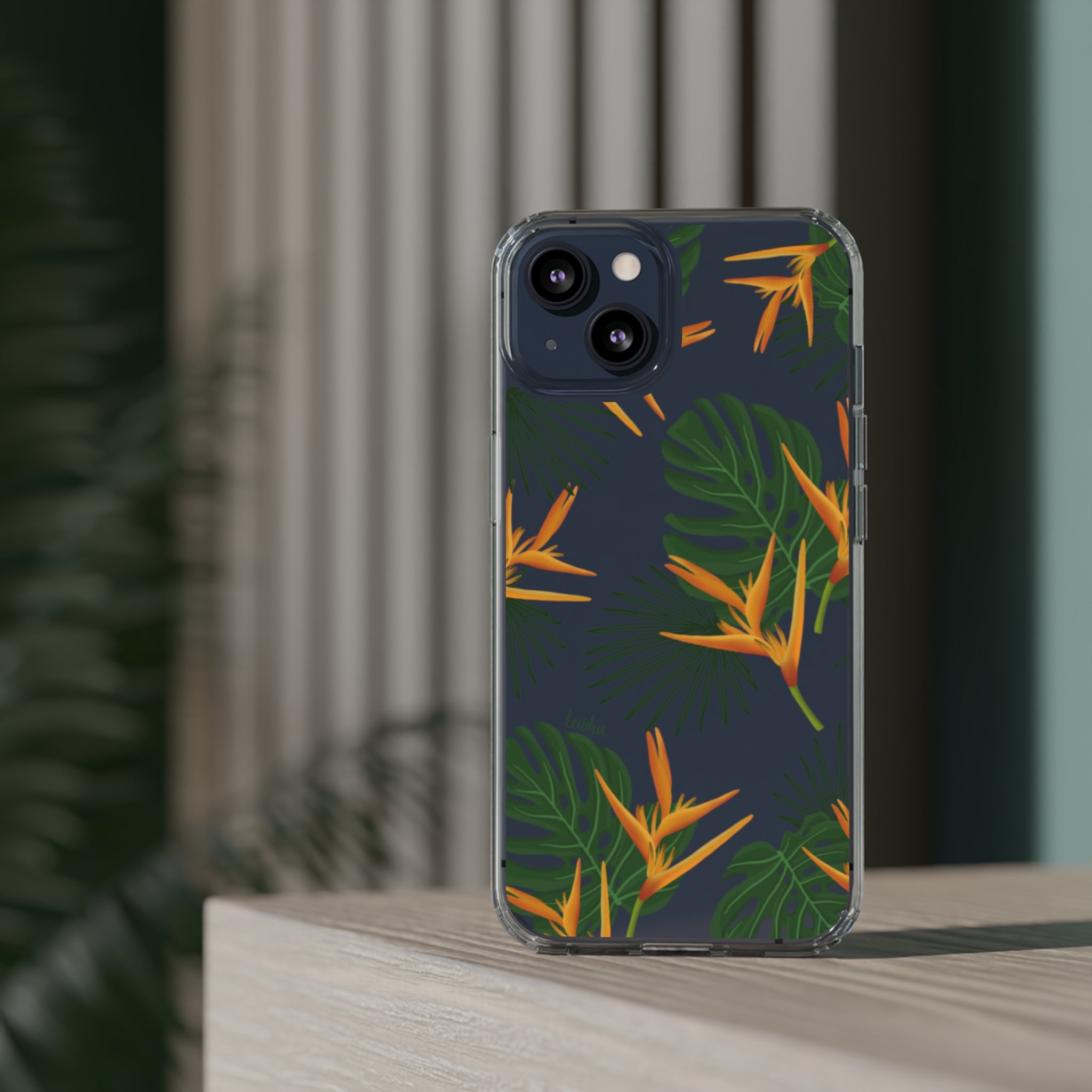 Vintage Paradise -Clear Case - LEIOHU DESIGNS