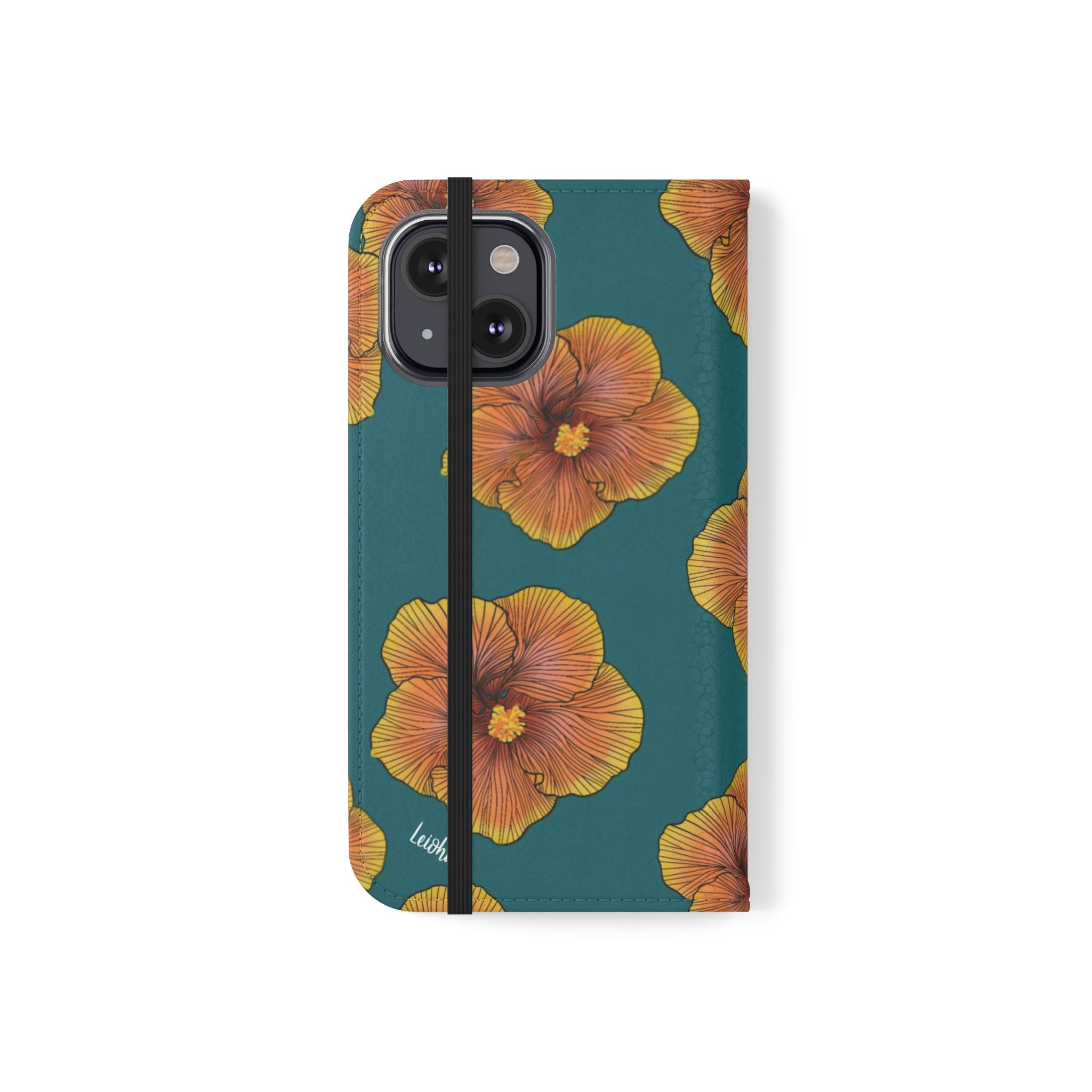 Sunrise Hibiscus - Folio case - LEIOHU DESIGNS