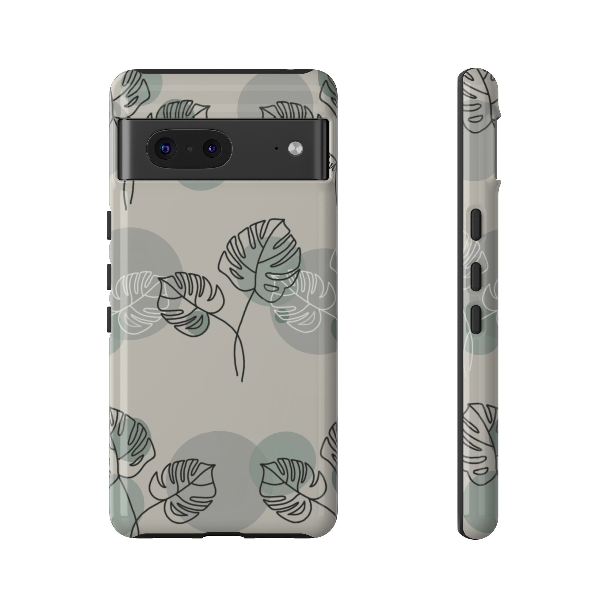 Retro - Monstera - Google Pixel - LEIOHU DESIGNS