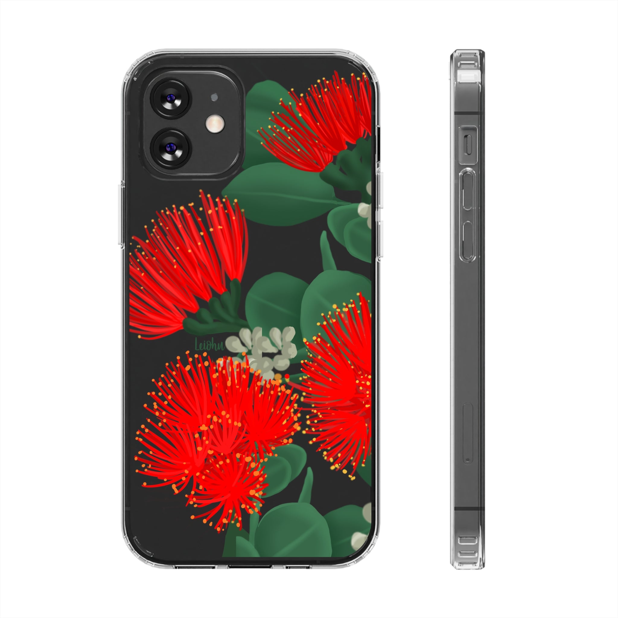 O'hia Lehua - Clear Case - LEIOHU DESIGNS