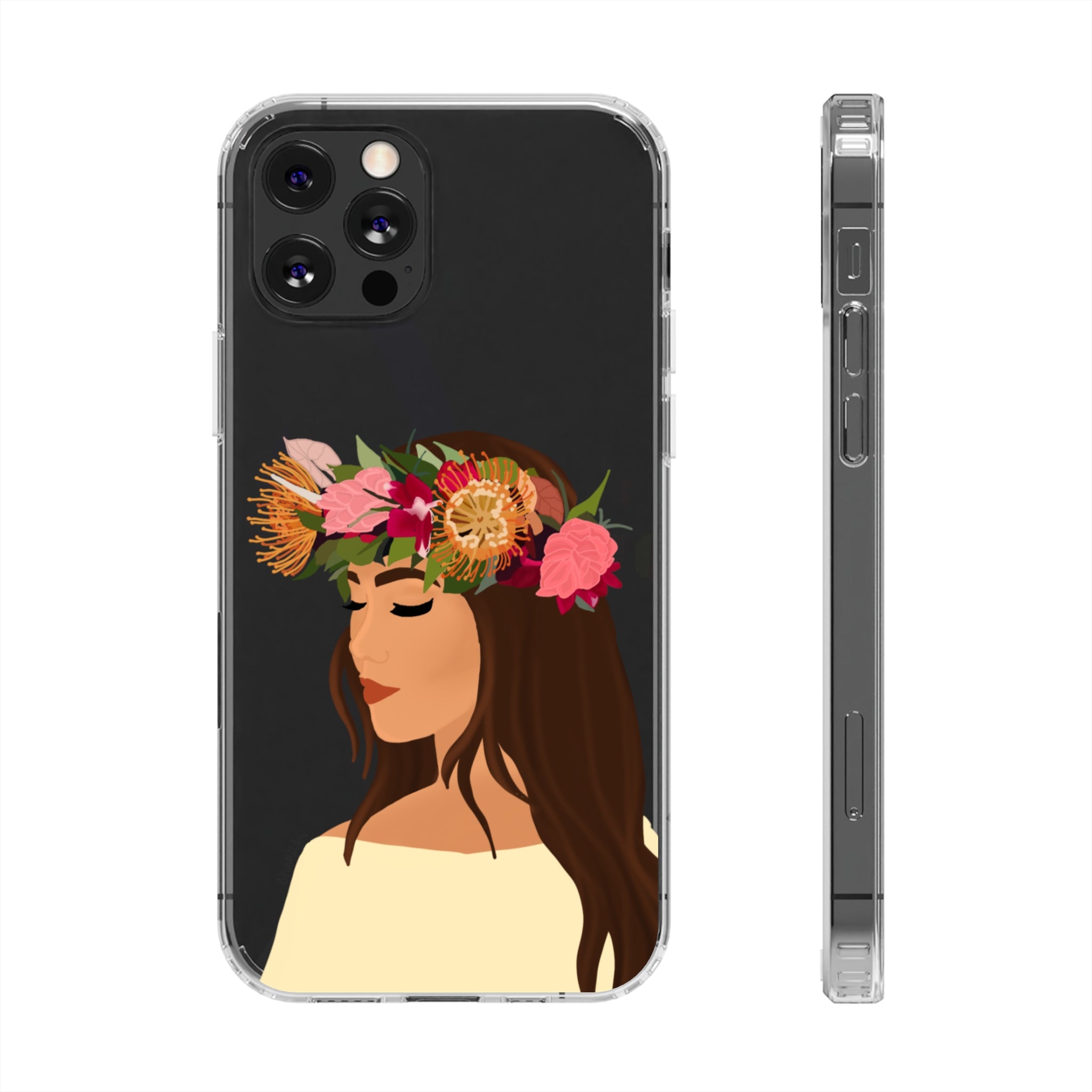 Lei Po'o - Clear Case - LEIOHU DESIGNS