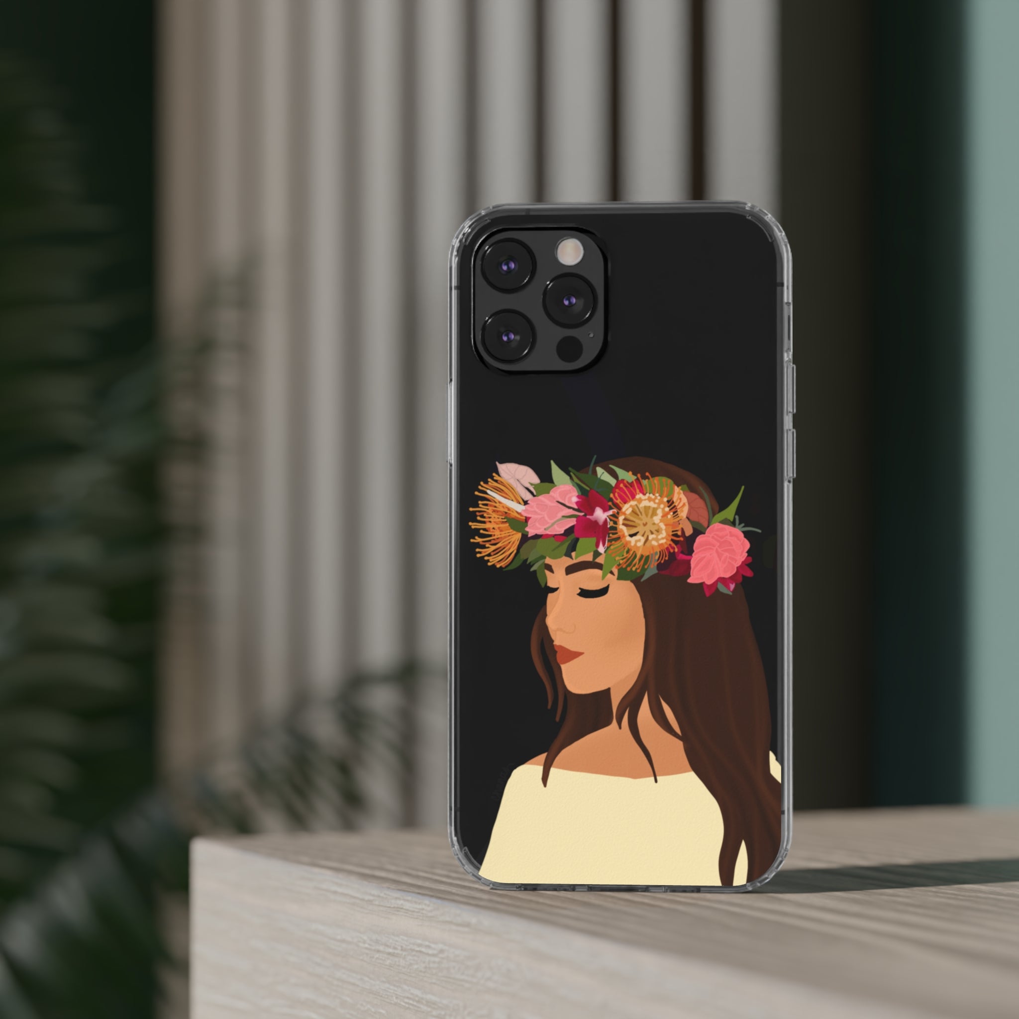 Lei Po'o - Clear Case - LEIOHU DESIGNS