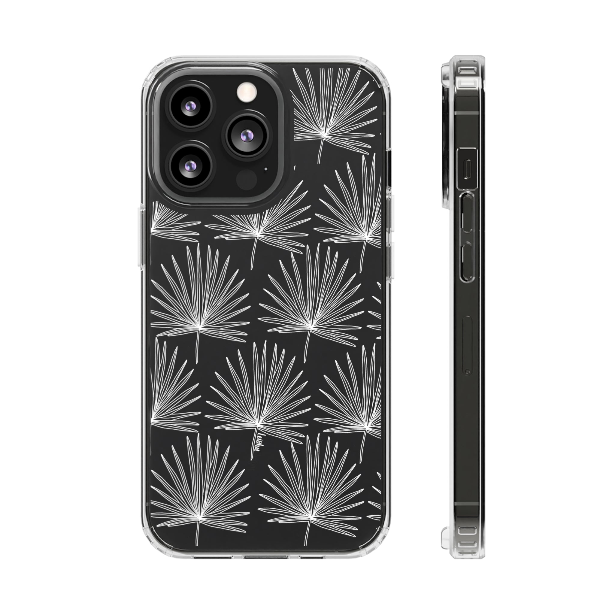 FAN PALM - Clear Case - LEIOHU DESIGNS