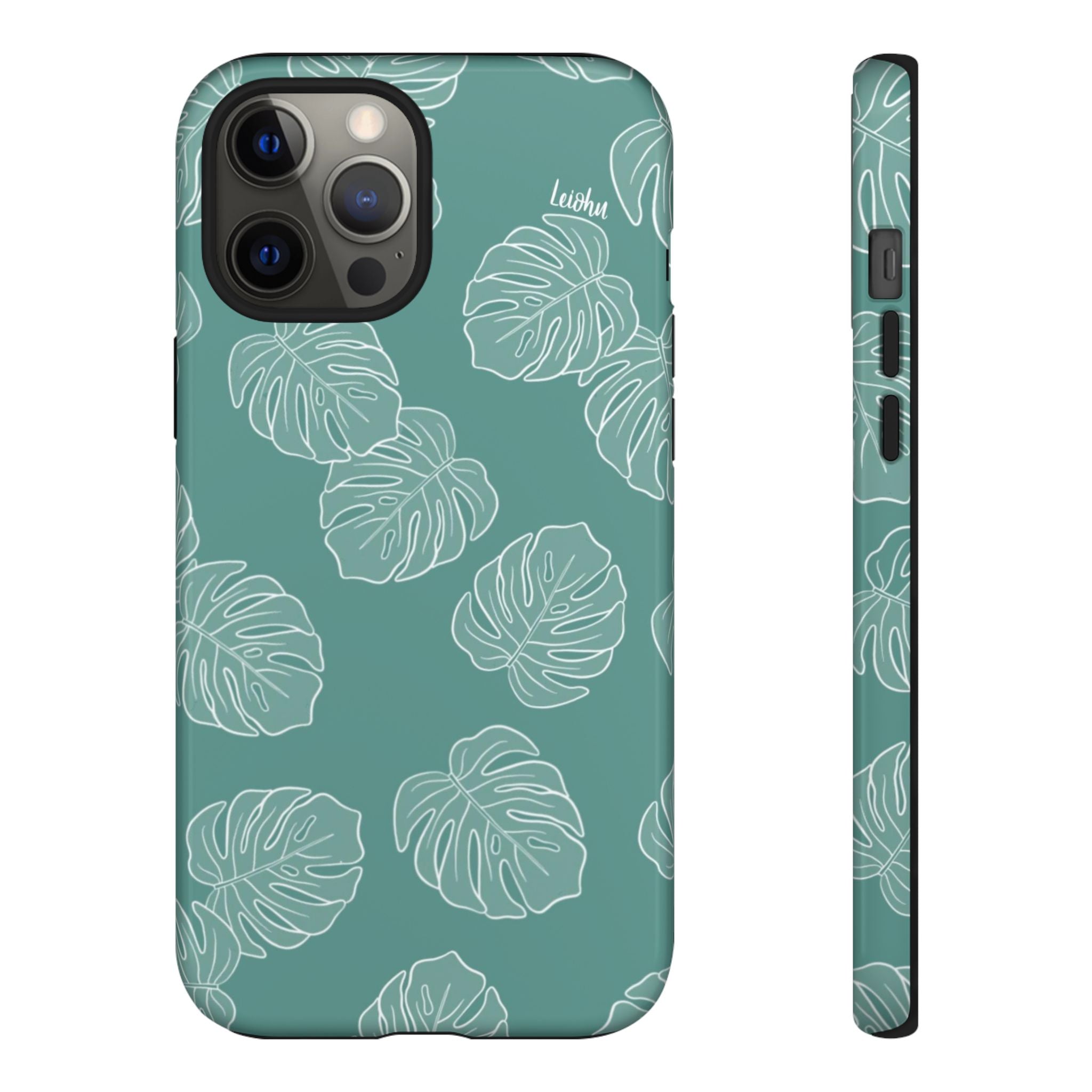 Monstera Teal - LEIOHU DESIGNS
