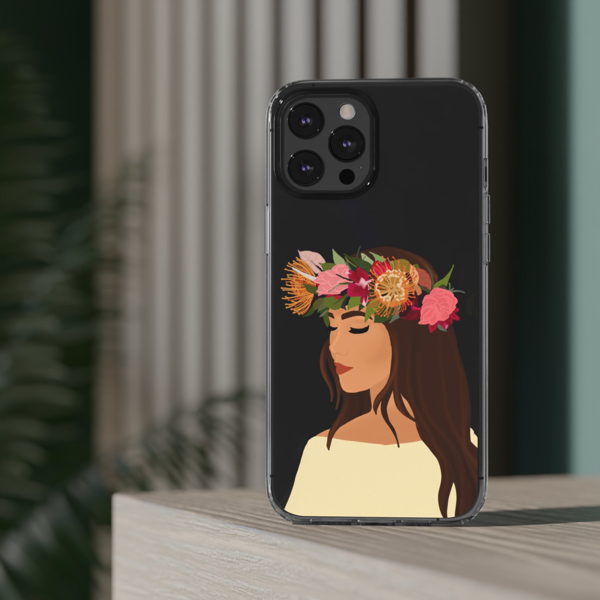 Lei Po'o - Clear Case - LEIOHU DESIGNS