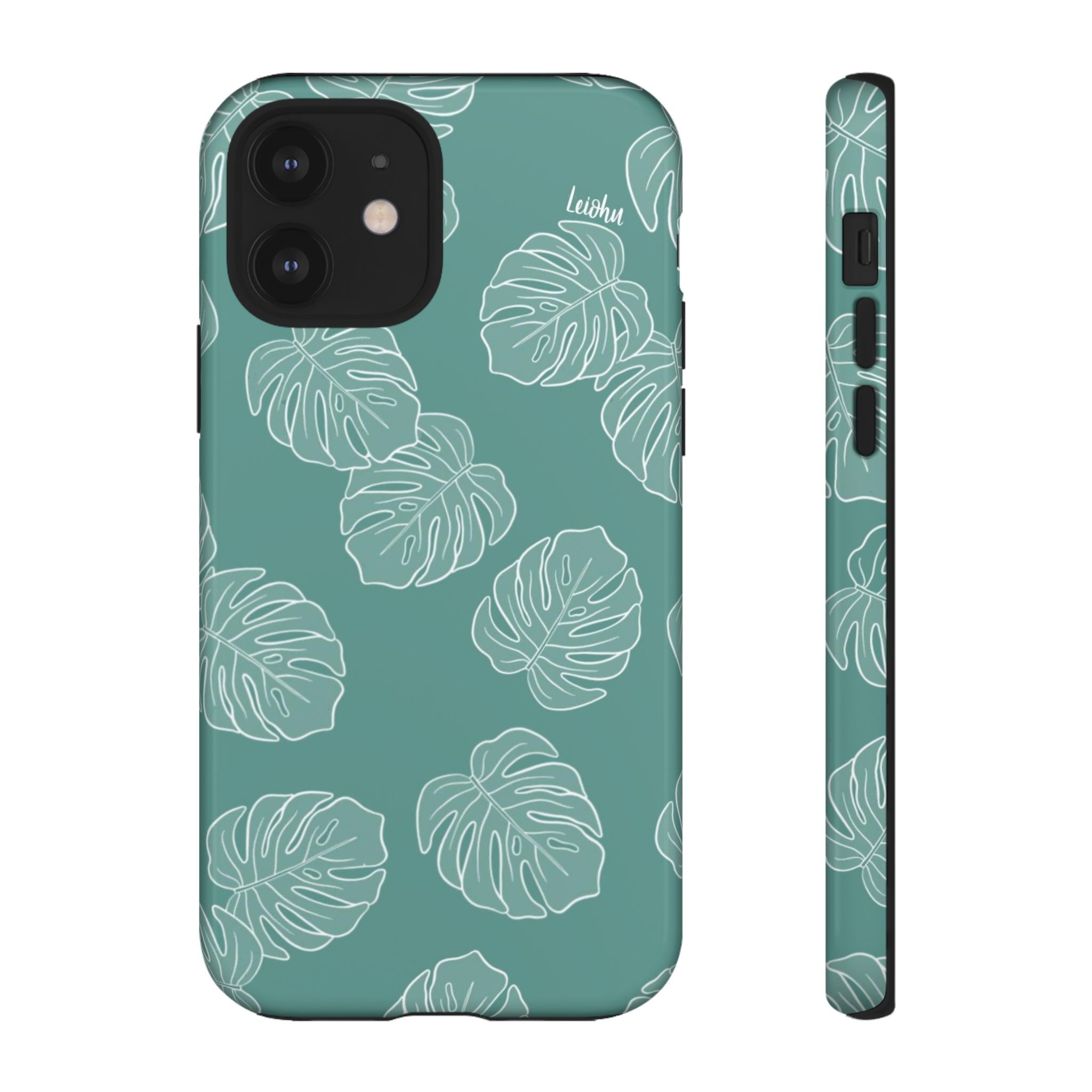 Monstera Teal - LEIOHU DESIGNS