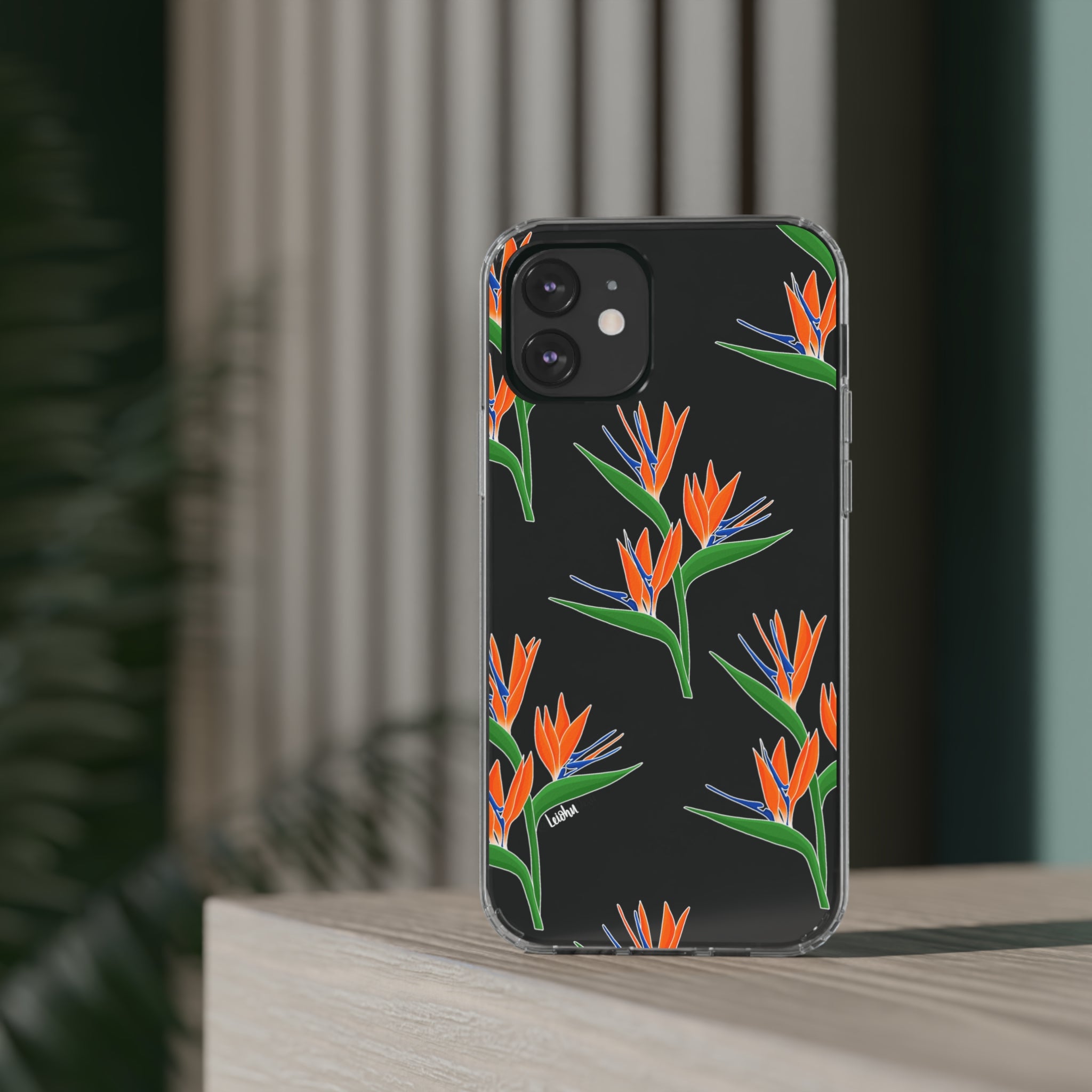 Bird of Paradise - Clear Case - LEIOHU DESIGNS