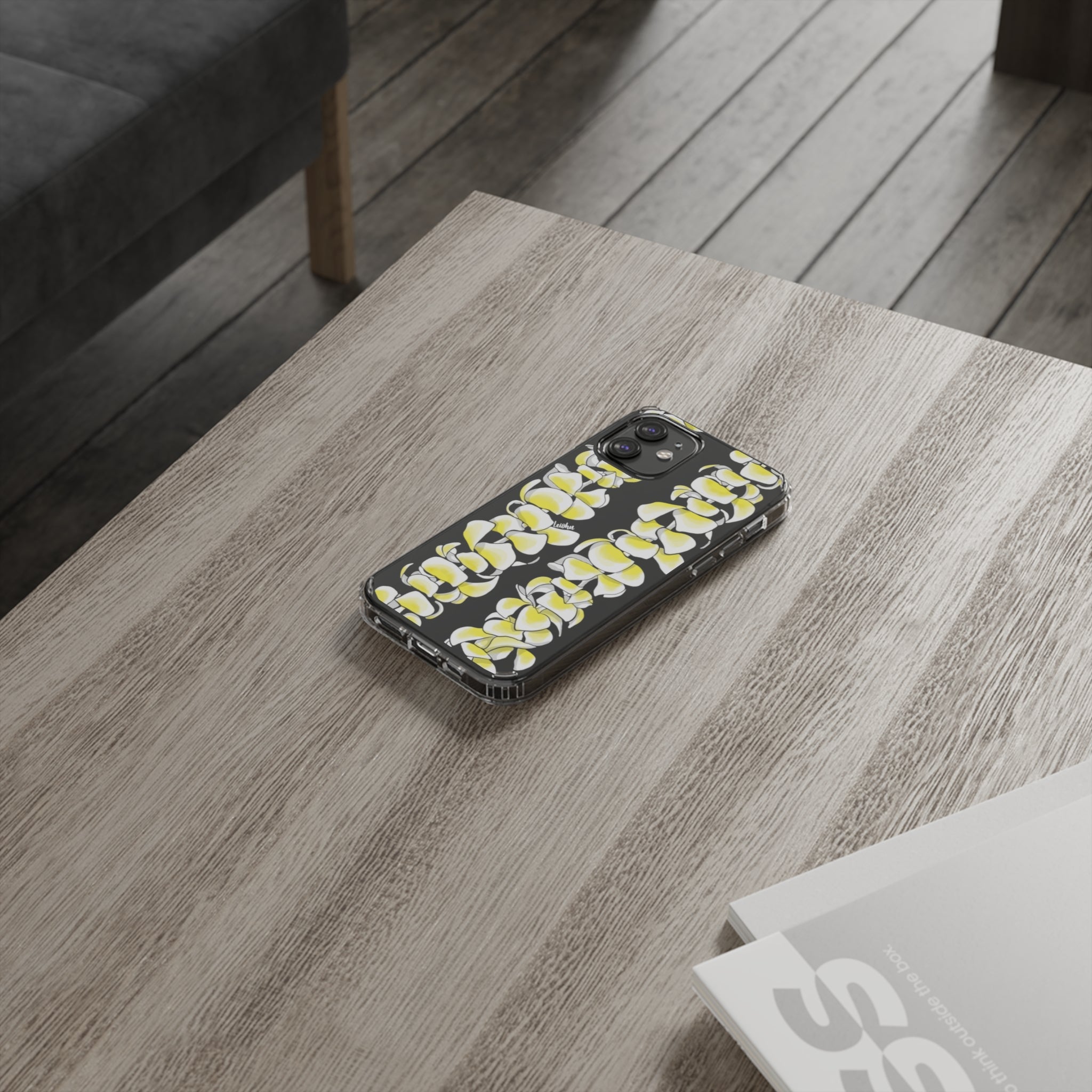 Plumeria Lei - Clear Case - LEIOHU DESIGNS