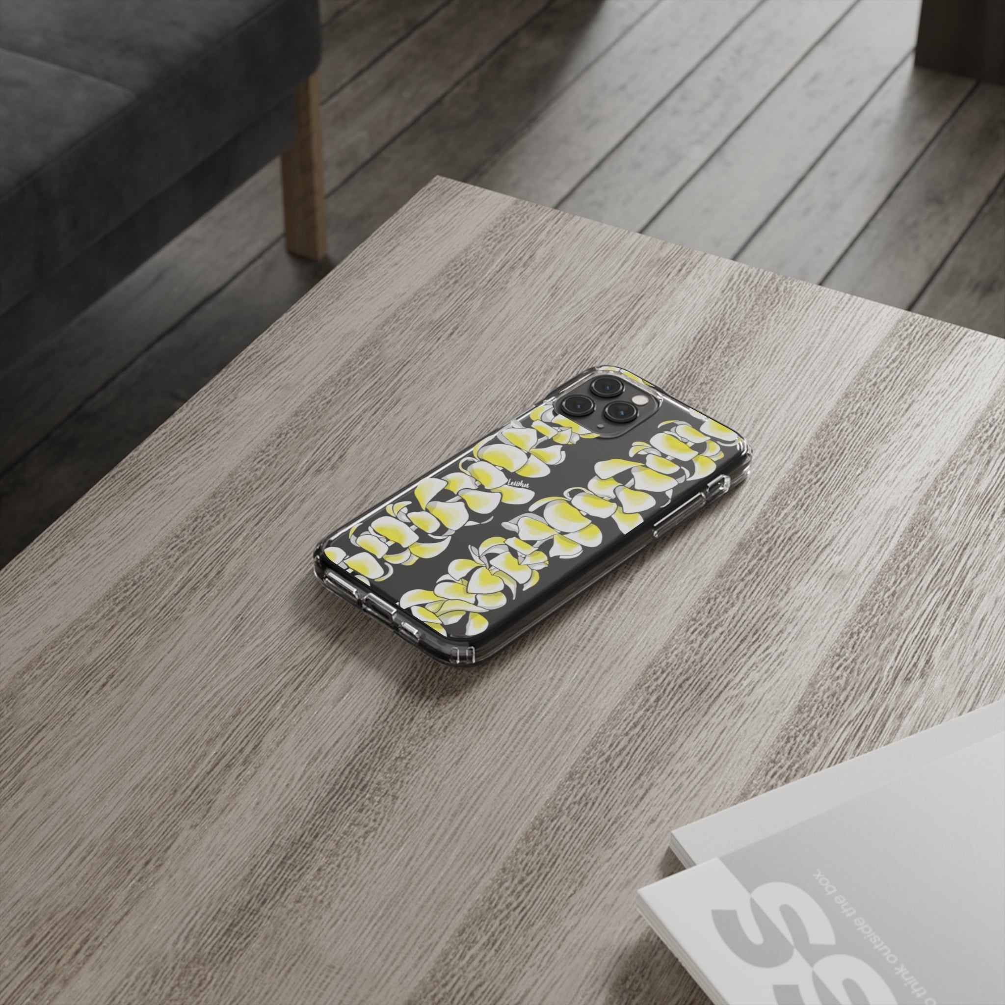 Plumeria Lei - Clear Case - LEIOHU DESIGNS