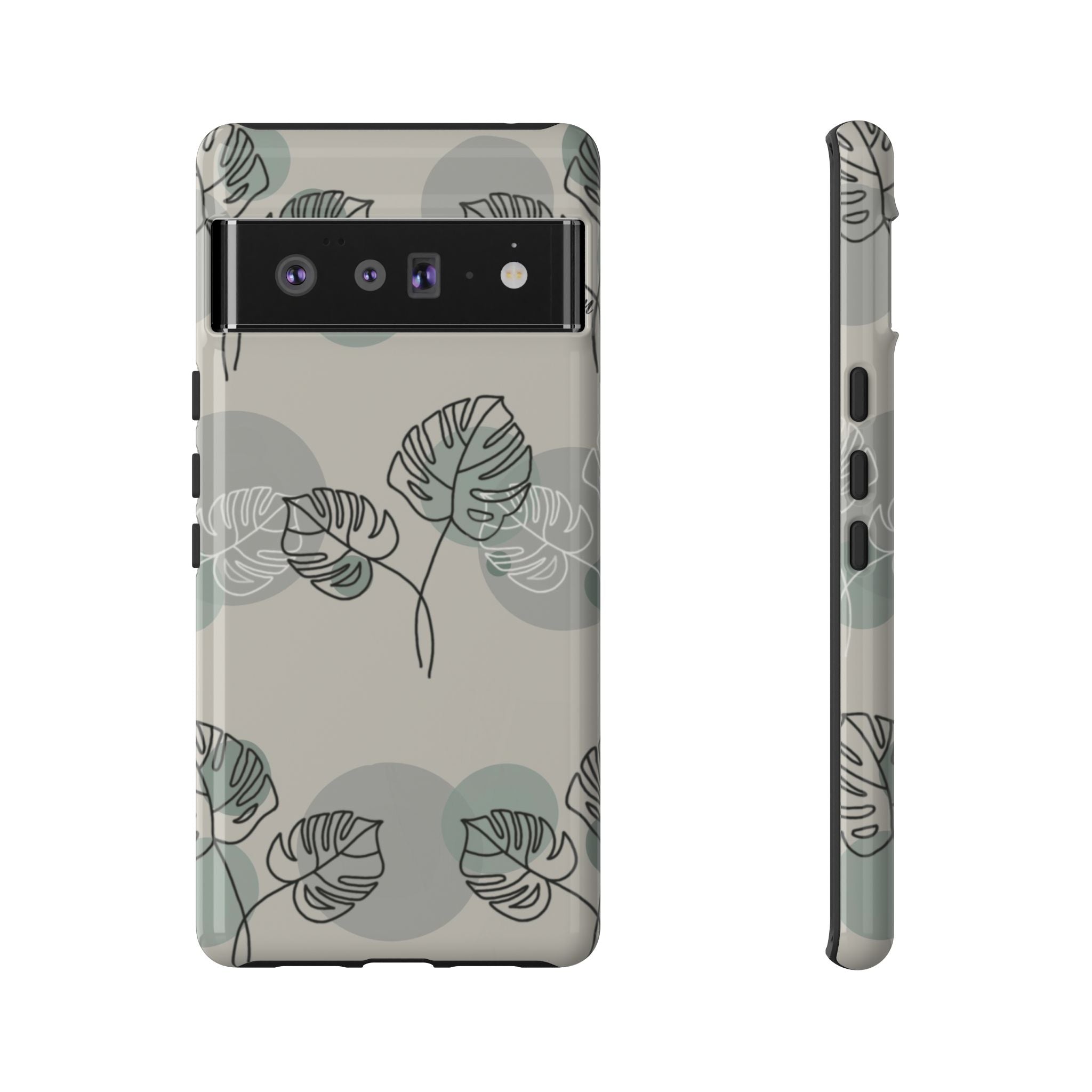 Retro - Monstera - Google Pixel - LEIOHU DESIGNS
