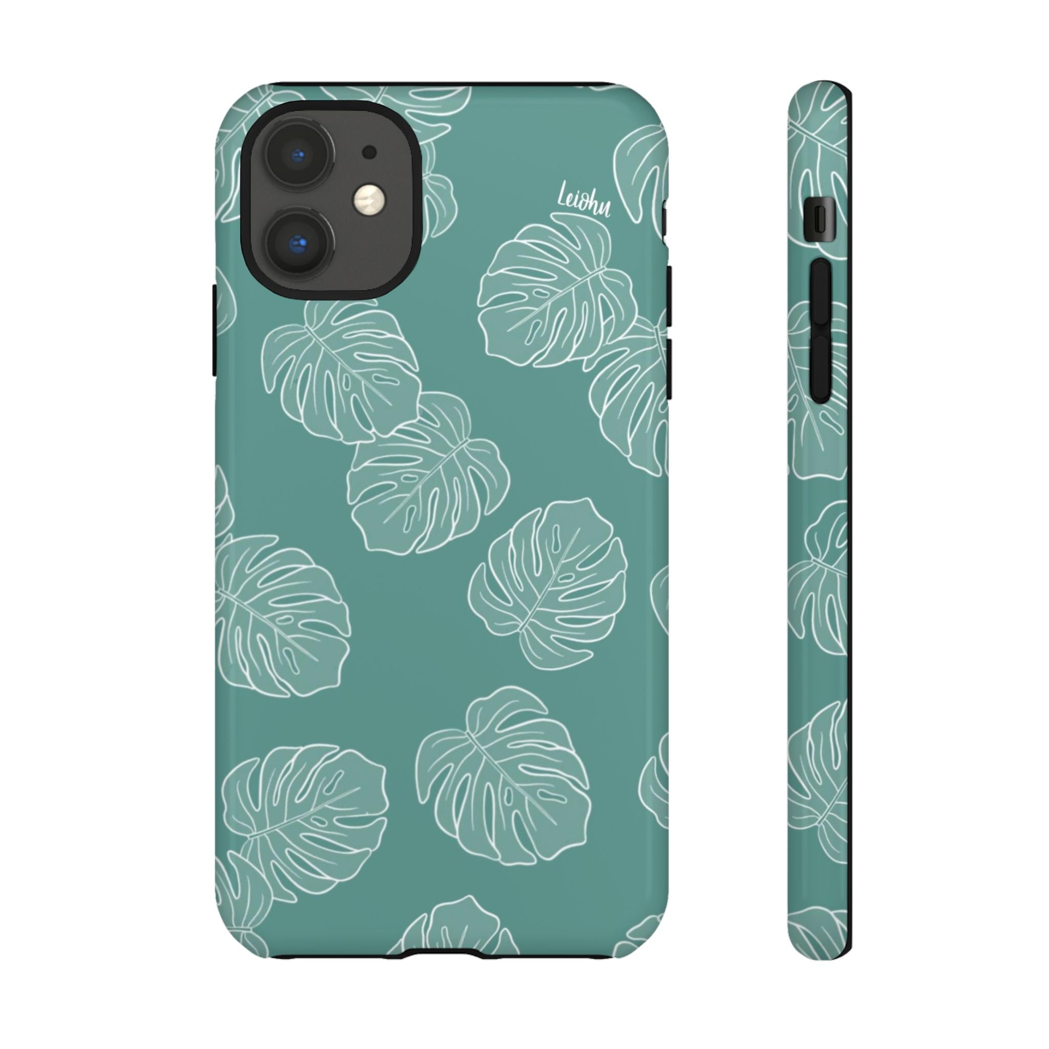 Monstera Teal - LEIOHU DESIGNS